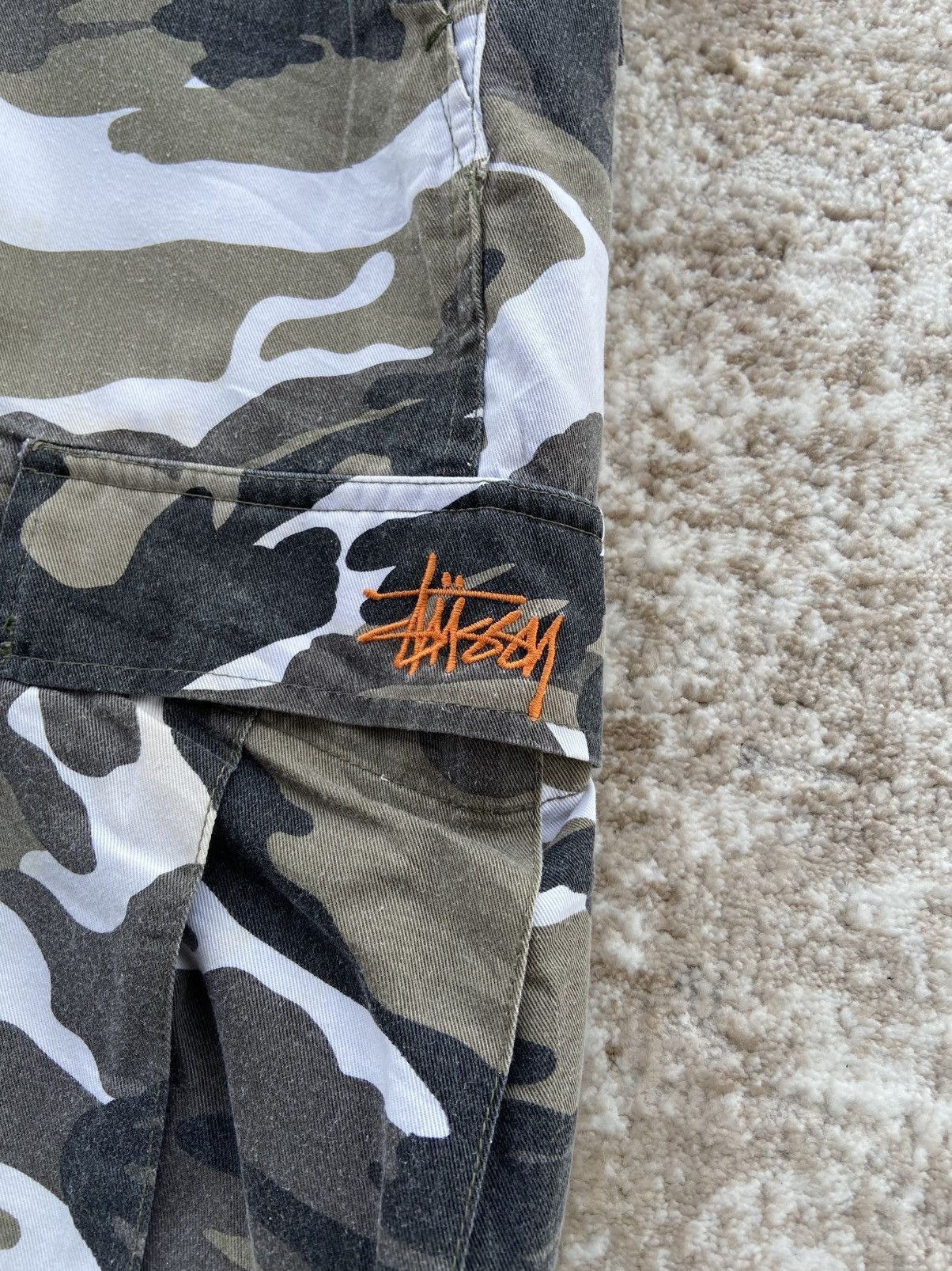 Stussy Vintage Stussy Jorts Woodland Camo Cargo Pants Size US 32 / EU 48 - 3 Thumbnail