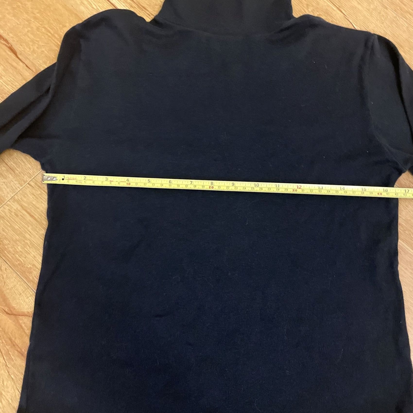 Vintage VINTAGE Meister Ladies Long Sleeve Turtleneck Shirt Top Medium Black USA Blank Shirt Womens Medium Black Meister Shirt Top Size M / US 6-8 / IT 42-44 - 5 Thumbnail