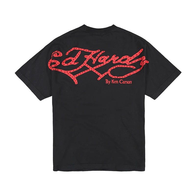 Ed Hardy × Ken Carson Ken Carson Ed Hardy Axe Skull Tee Size US M / EU 48-50 / 2 - 2 Thumbnail