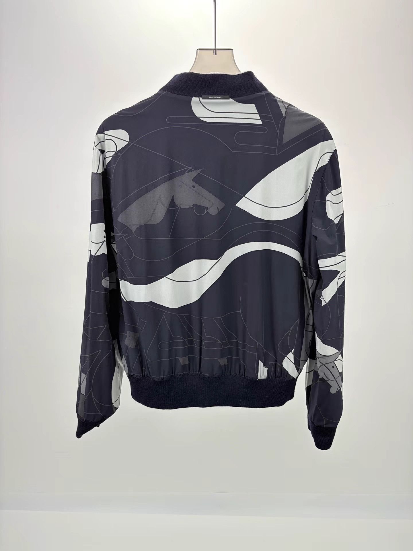 Hermes HERMES Etain Gray Reversible Jacket K1 Size US M / EU 48-50 / 2 - 2 Thumbnail