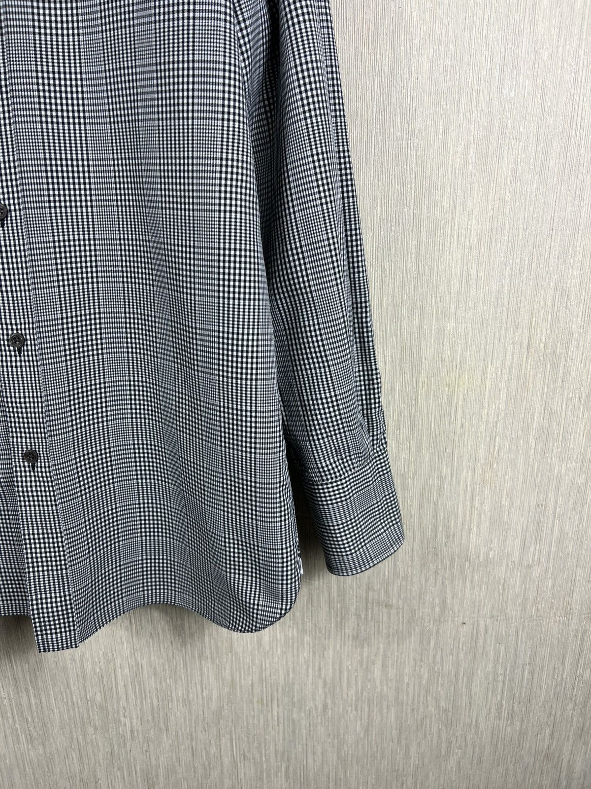 Tom Ford Tom Ford Prince of Wales checked classic button up shirt Size US L / EU 52-54 / 3 - 6 Thumbnail