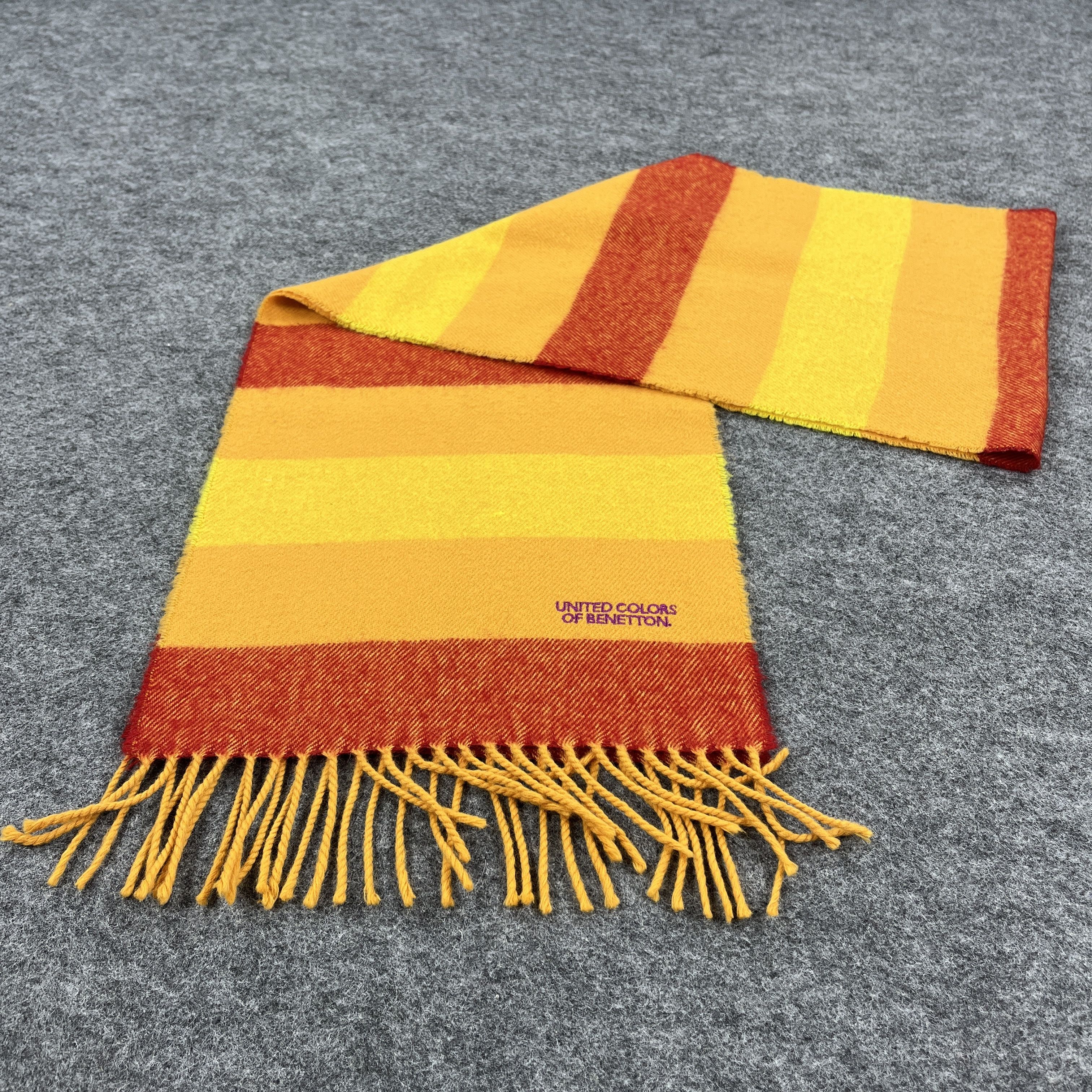 United Colors Of Benetton United Colors Of Benetton Scarf / Muffler / Neckwear T1009 Size ONE SIZE - 3 Thumbnail