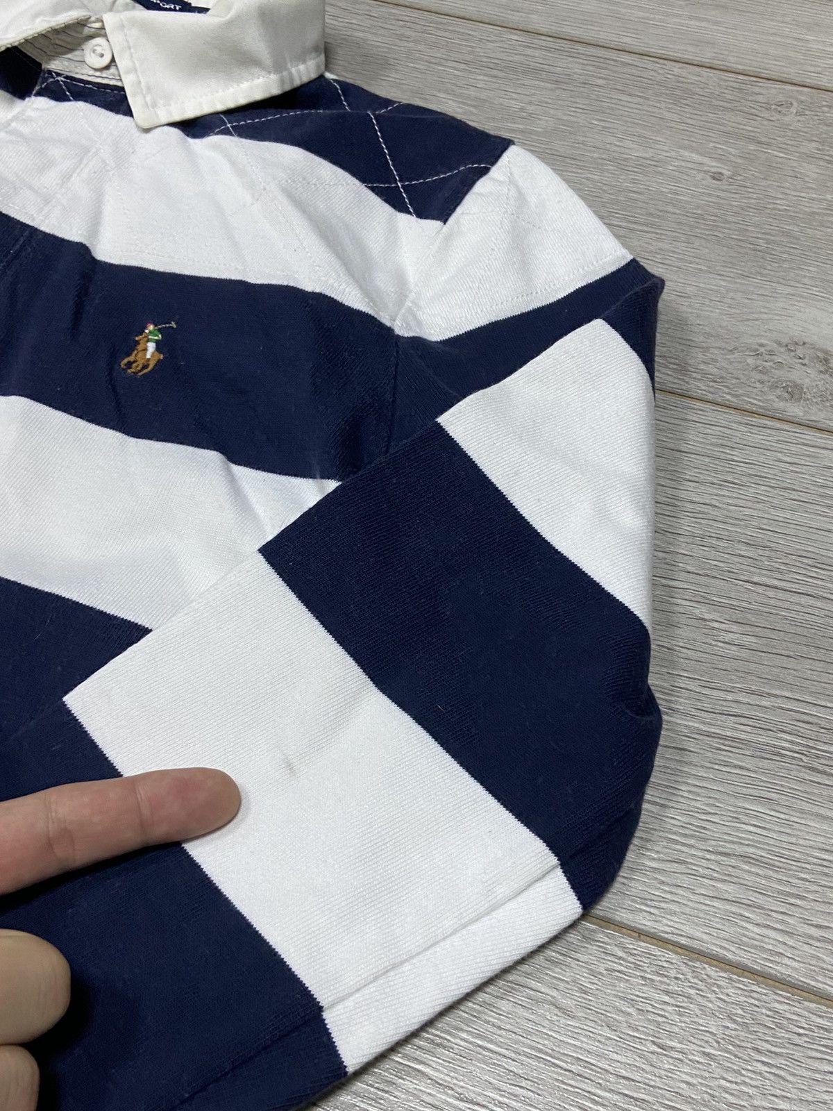 Rugby Ralph Lauren Vintage Polo Ralph Lauren sport Rugby long sleeve polo shirt Size L / US 10 / IT 46 - 4 Thumbnail