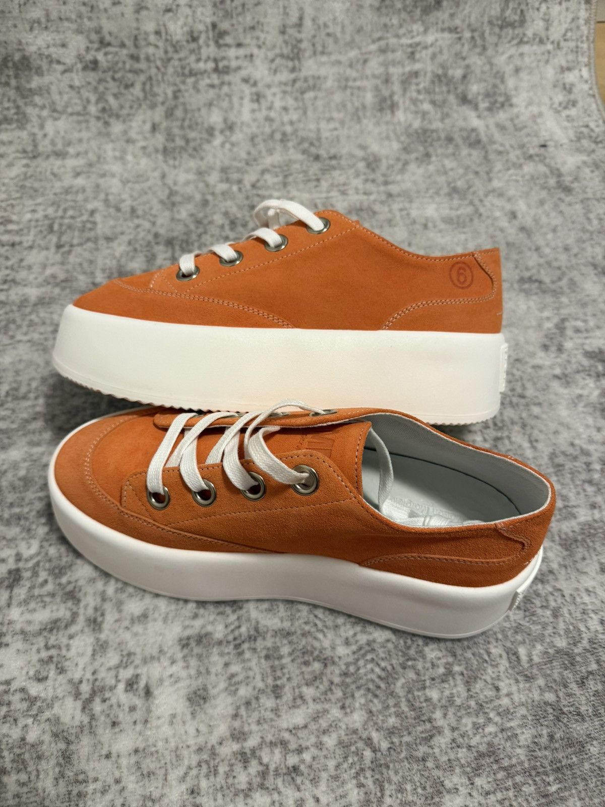 MM6 MM6 Maison Margiela Suede Low-Top Sneakers Size US 9 / IT 39 - 2 Thumbnail