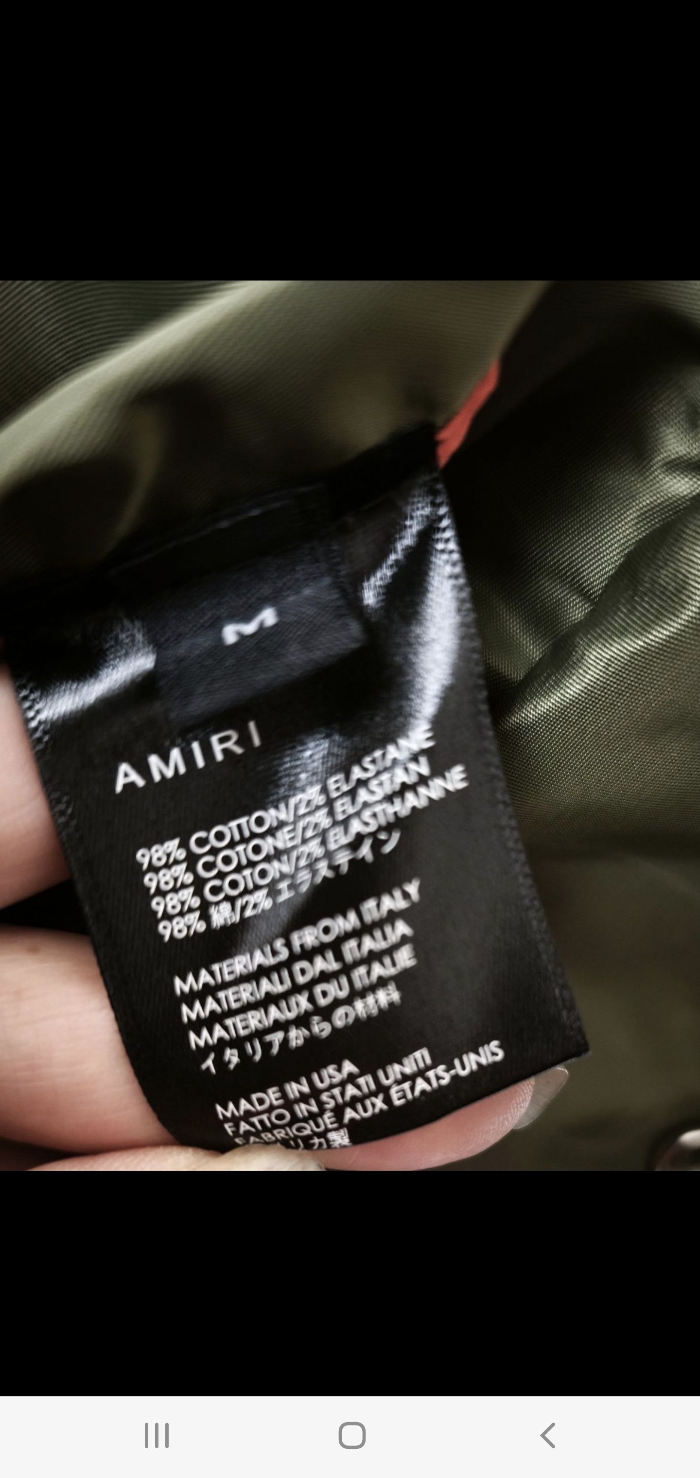 Amiri Original RRP $1,890 USD Amiri "Hybrid" denim,bomber Size US M / EU 48-50 / 2 - 4 Thumbnail