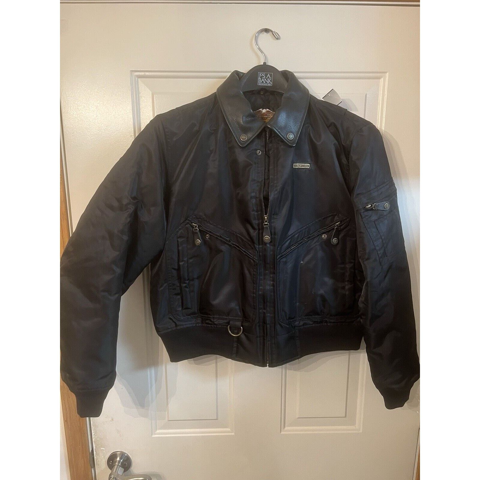 Harley Davidson Harley Davidson Bomber Jacket Women's Large Motorcycle Nylon Size L / US 10 / IT 46 - 4 Thumbnail