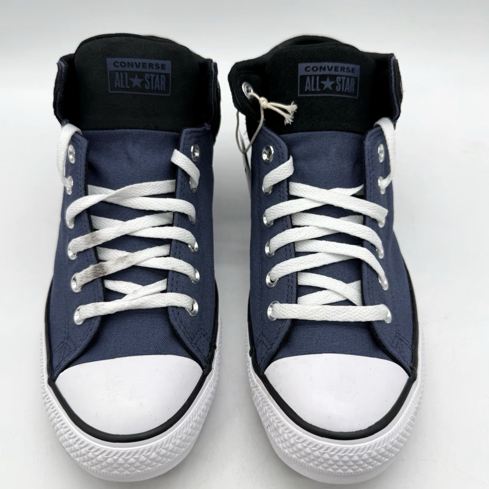 Converse Converse Chuck Taylor All Star High Street Mid Men's 11 Dark Waters Blue A11650C Street Sneaker, Stars, Canvas, 194435083643, Men's Shoes Size US 11 / EU 44 - 4 Thumbnail