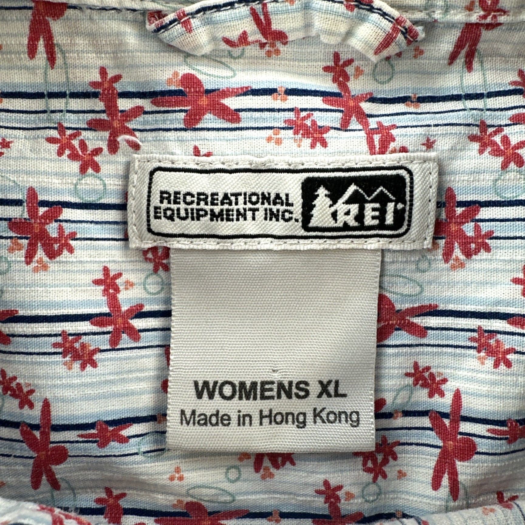 Vintage REI Women's XL Floral Pearl Snap Shirt Western Theme Shirt EUC Size XL / US 12-14 / IT 48-50 - 6 Thumbnail