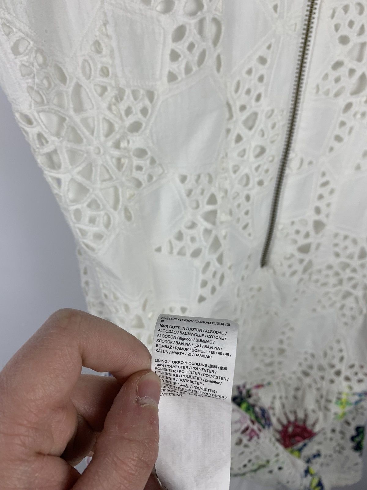 Desigual Vintage Desigual Crochet Mini Dress Women’s Size 38 White Size XS / US 0-2 / IT 36-38 - 13 Thumbnail