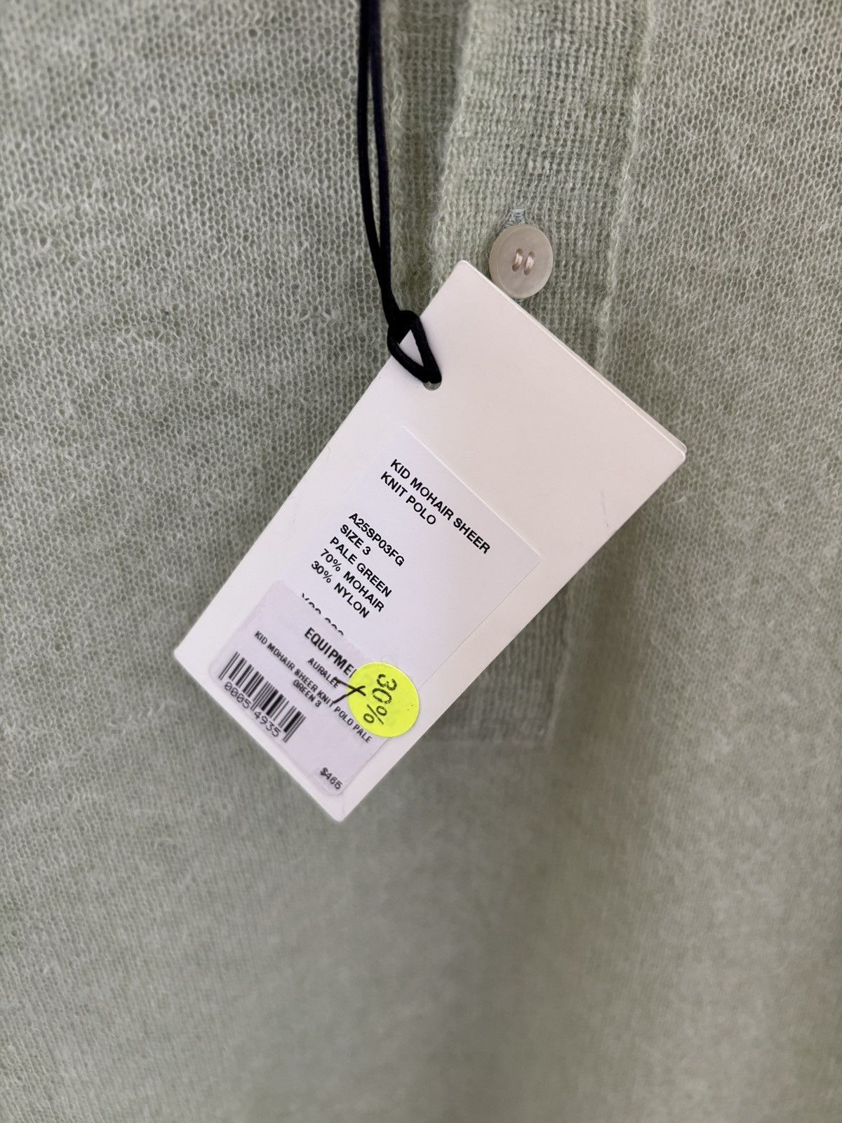 Auralee Auralee Kid Mohair Sheer Knit Polo Size US M / EU 48-50 / 2 - 5 Thumbnail