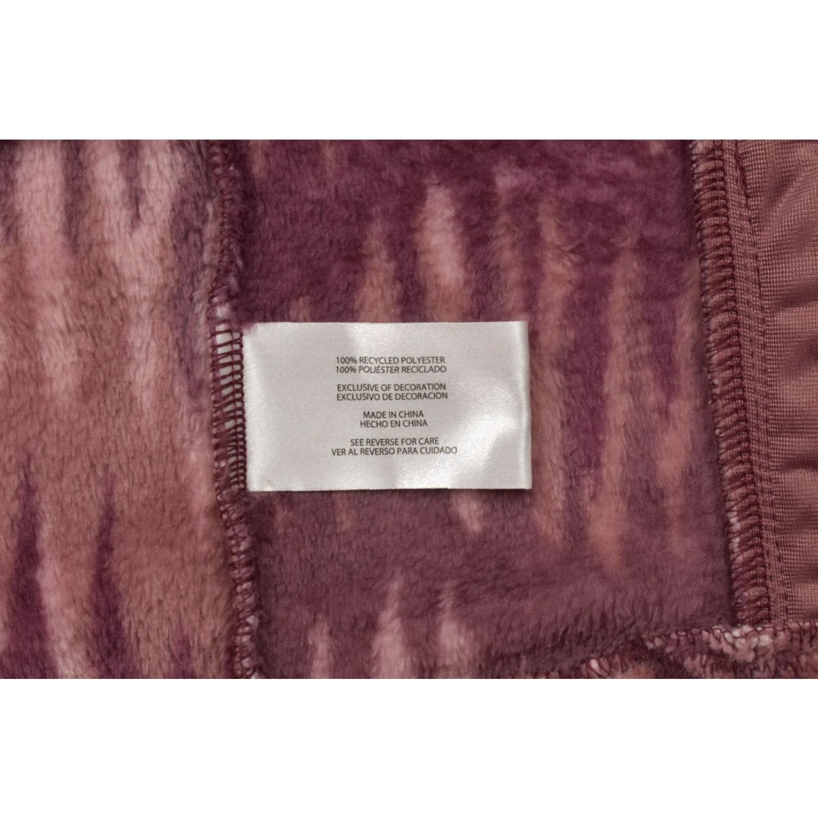 Eddie Bauer Eddie Bauer Womens XL Fleece Pullover Sweater Pink Purple Ikat 1/4 Zip Soft Size XL / US 12-14 / IT 48-50 - 7 Thumbnail