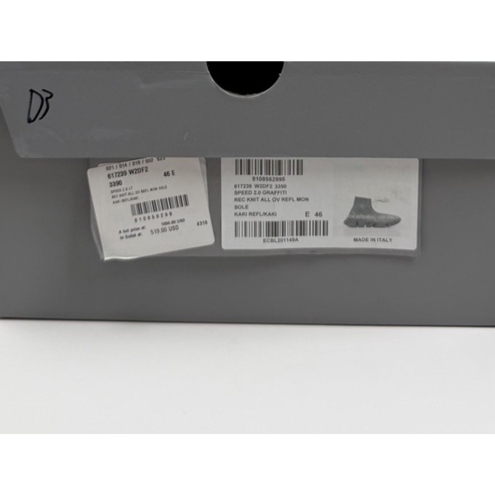 Balenciaga Size 46EU/13US - Balenciaga 2.0 Speed Olive Green NEW Size US 13 / EU 46 - 8 Thumbnail