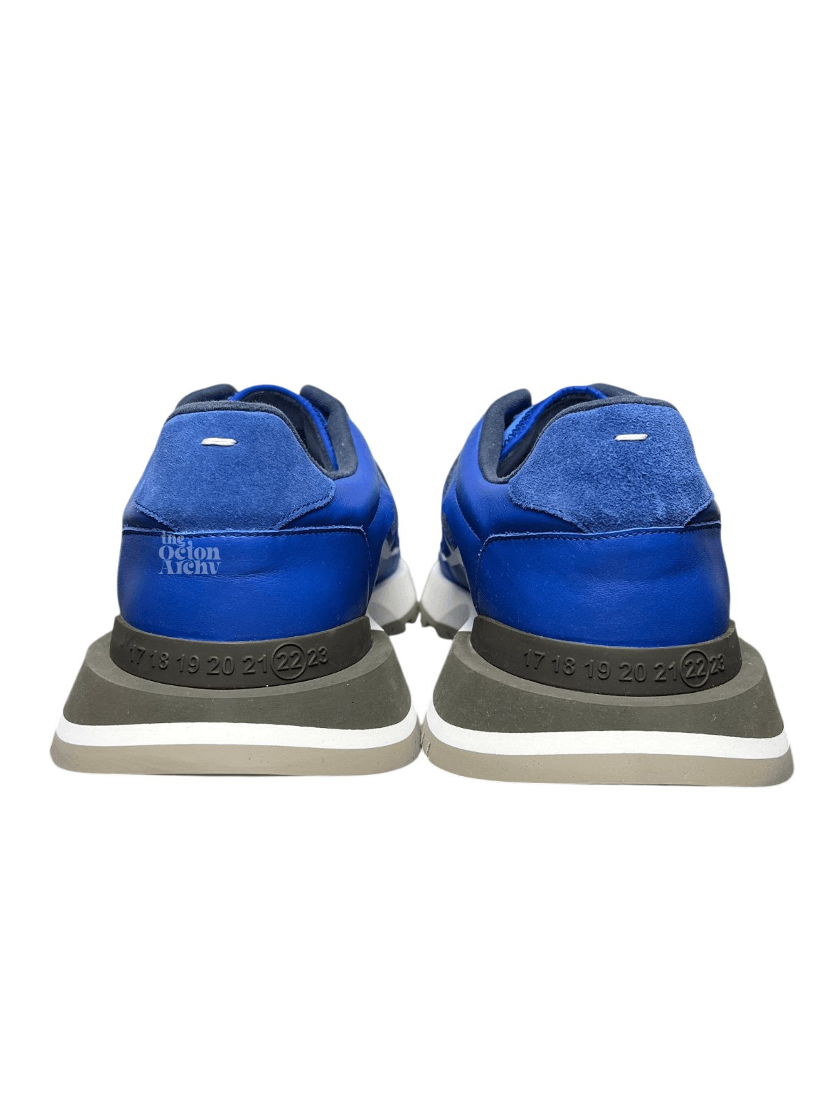 Maison Margiela Size 45 Maison Margiela 50/50 Evolution Runner White-Blue Size US 12 / EU 45 - 3 Thumbnail
