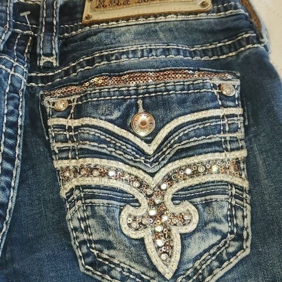 Rock Revival Rock Revival Eilis Easy Boot Stretch Sz. 28 Blue Jeans Size 28" / US 6 / IT 42 - 9 Thumbnail
