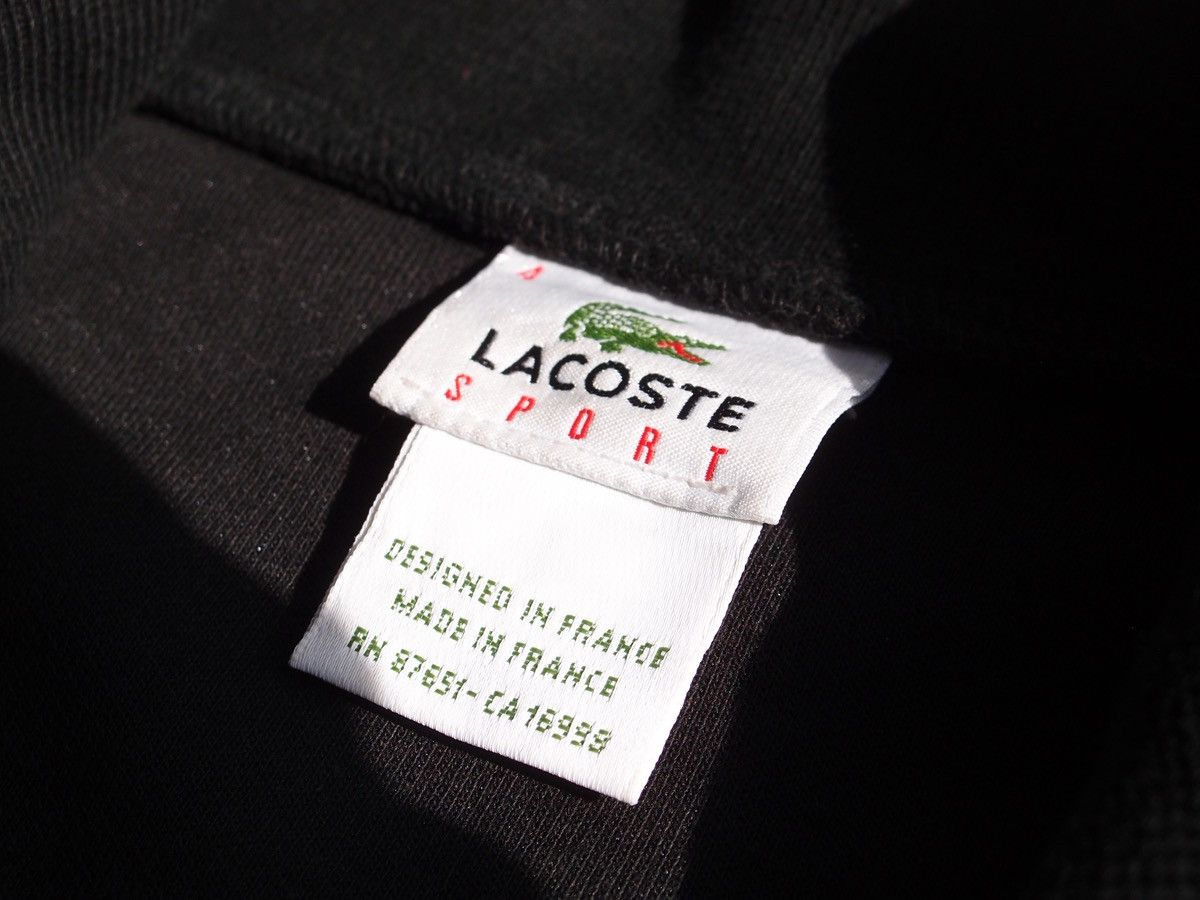 Lacoste Lacoste Sport Track Jacket Black Orange Made in France Size US L / EU 52-54 / 3 - 3 Thumbnail