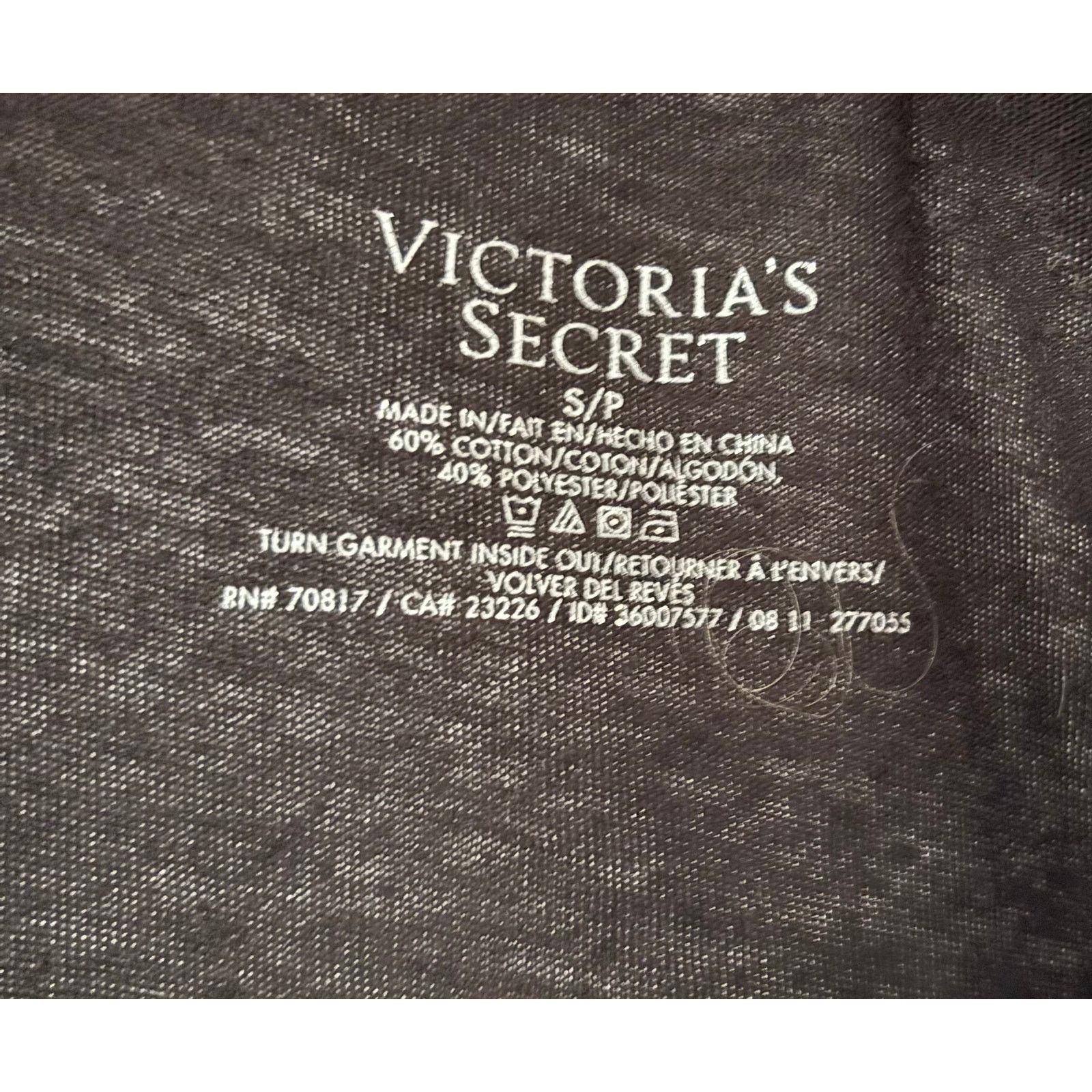 Victoria's Secret Victoria's Secret Black Nightgown Night Shirt Embellished Size ONE SIZE - 4 Thumbnail
