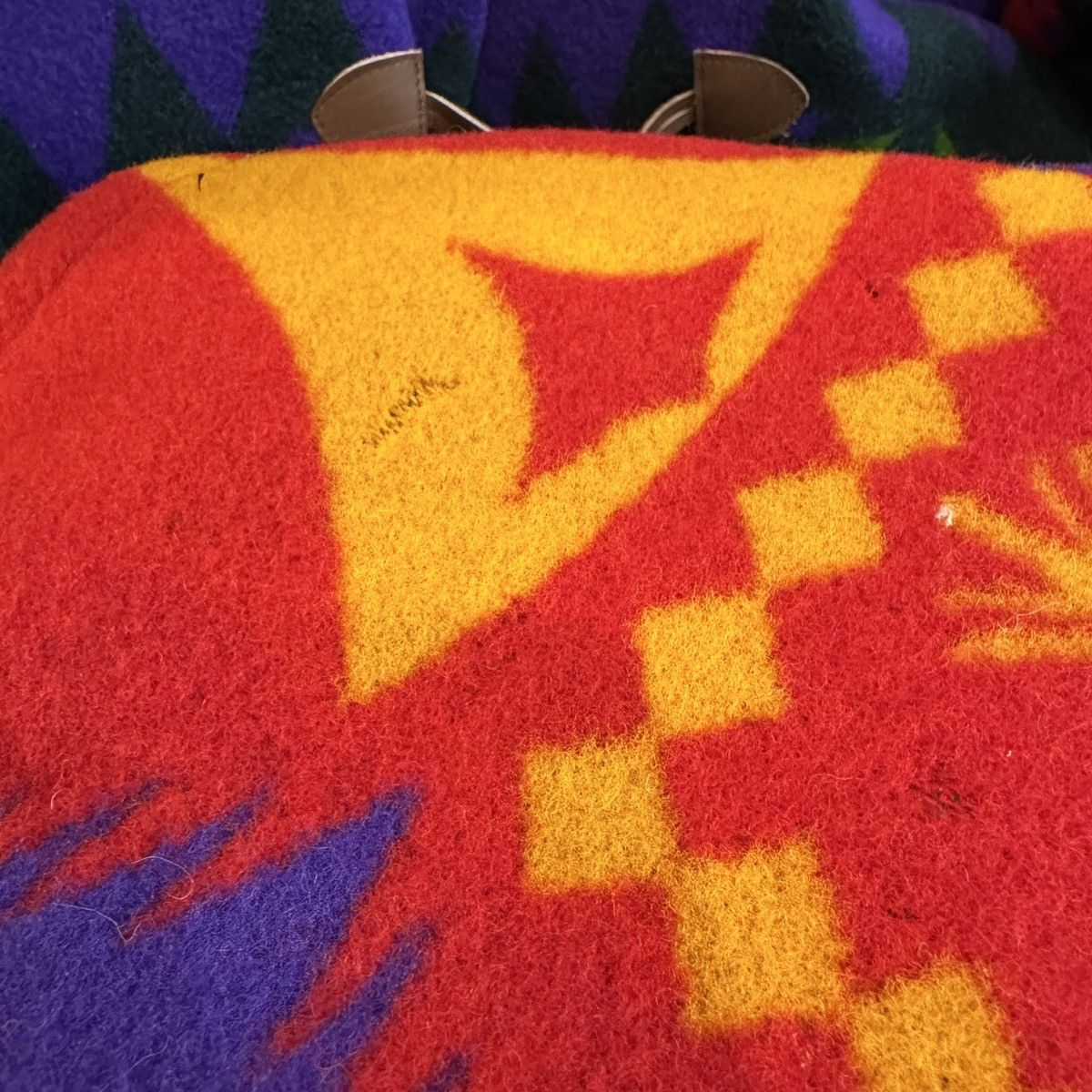 Other Gallery | L | Multi color wester motif Wool over coat car Size L / US 10 / IT 46 - 13 Thumbnail
