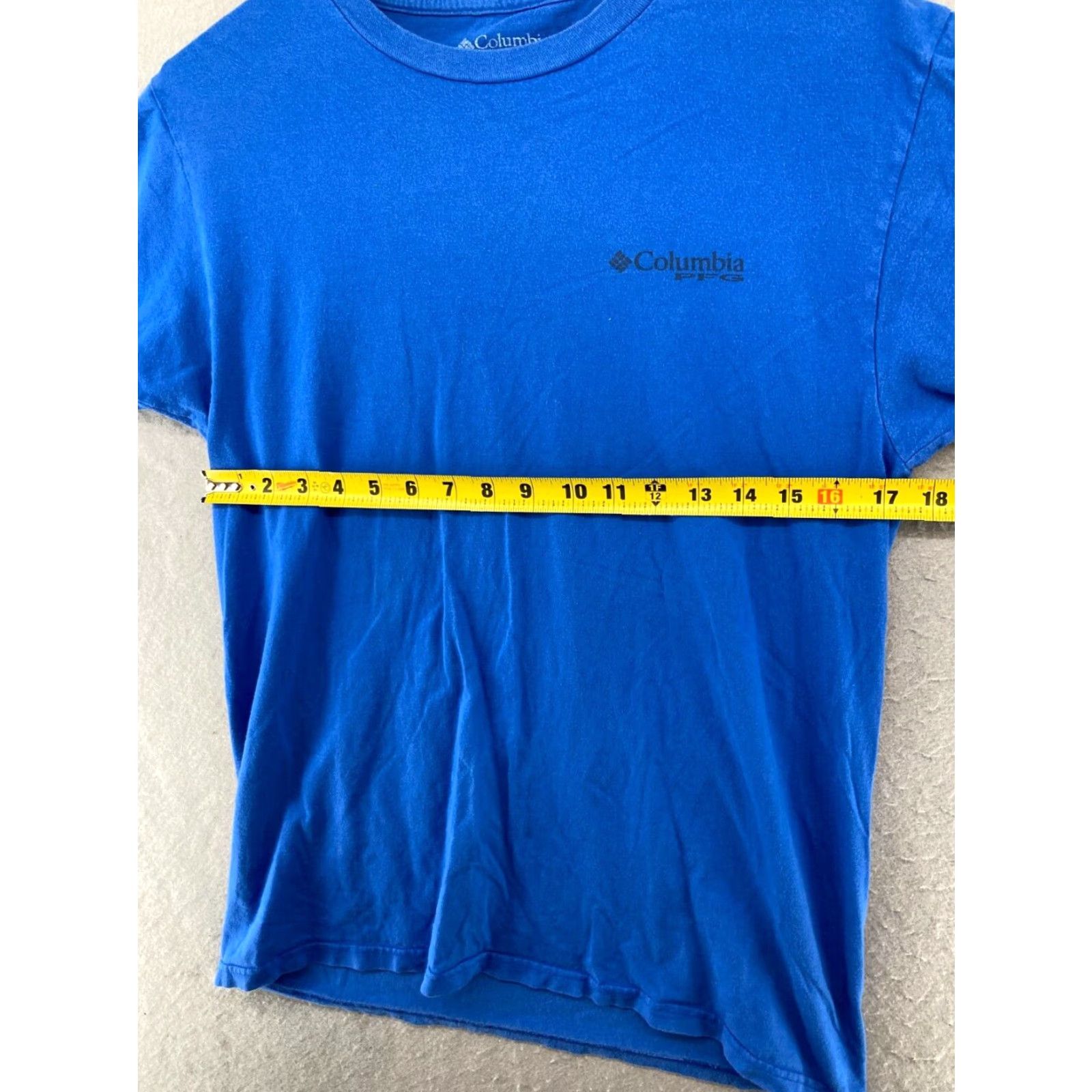 Vintage Columbia Mens M Blue PFG T Shirt Fishing Tee Lab Lake Outdoors XL Size US M / EU 48-50 / 2 - 2 Thumbnail