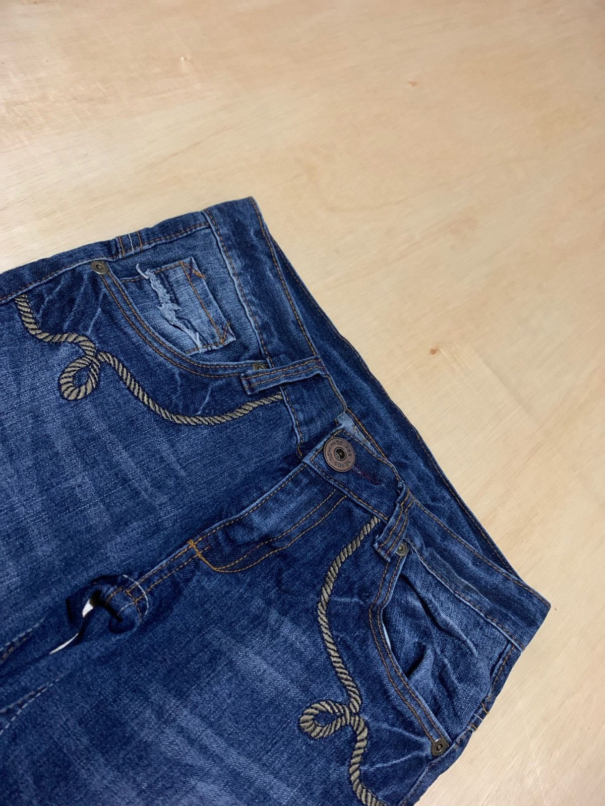 If Six Was Nine × Japanese Brand × Tornado Mart Flare Latooku Fox Jeans Bootcut Ifsixwasnine Size US 31 - 6 Thumbnail