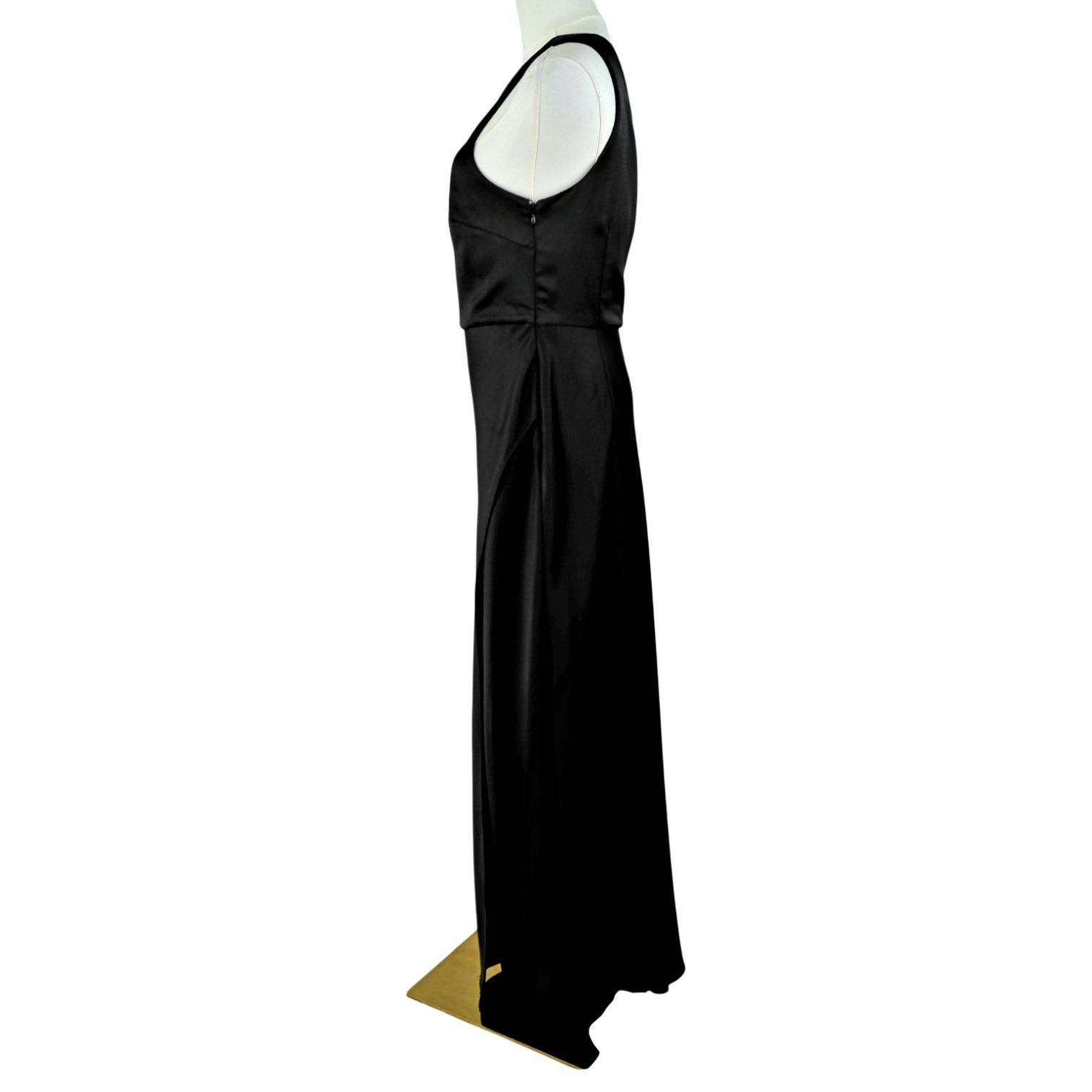 Anthropologie Bhldn Hallie One-shoulder Stretch Crepe Maxi Gown Size M / US 6-8 / IT 42-44 - 3 Thumbnail