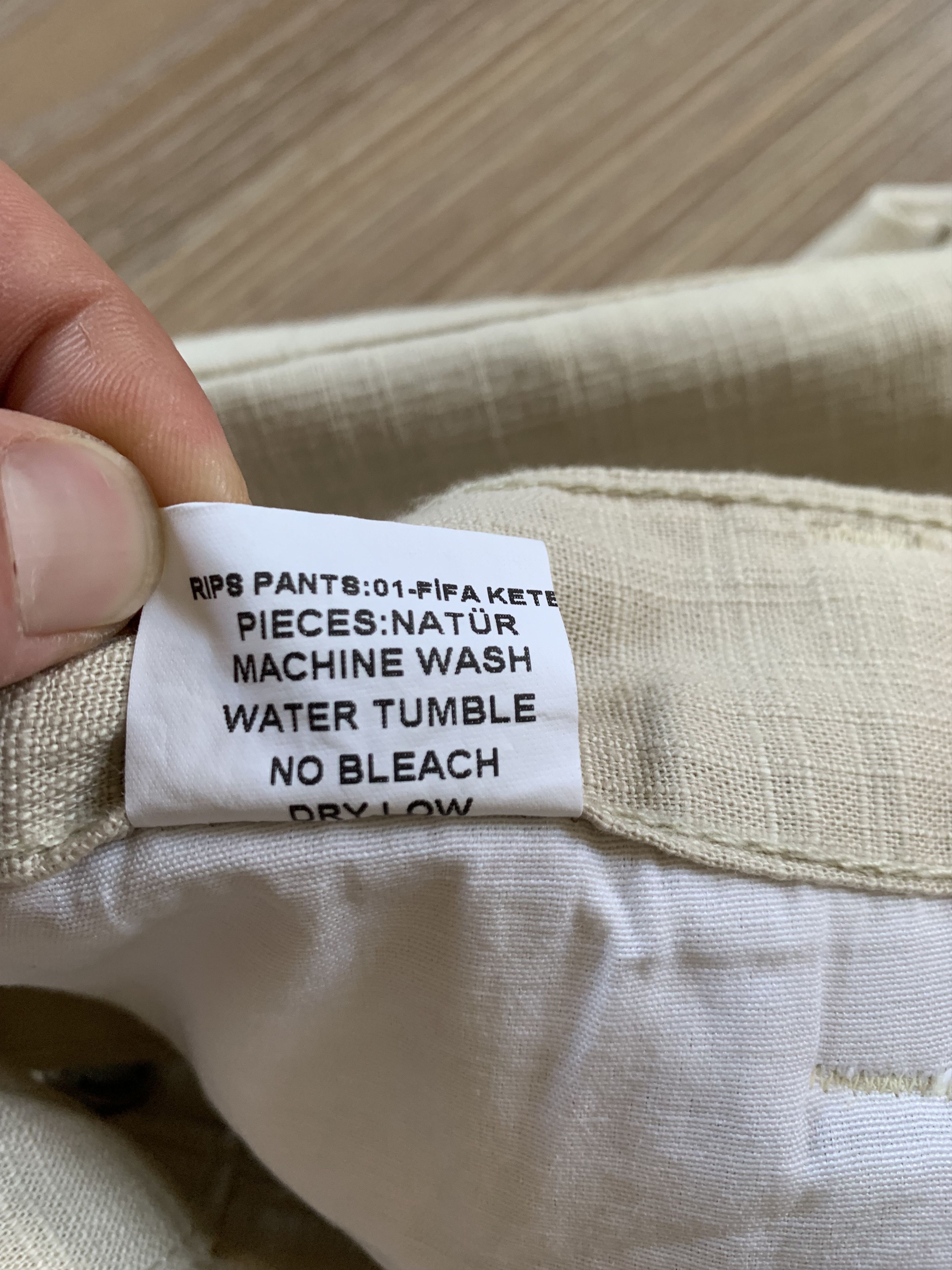 Designer Wens New Linen Casual Pants Trousers Size US 40 / EU 56 - 10 Thumbnail