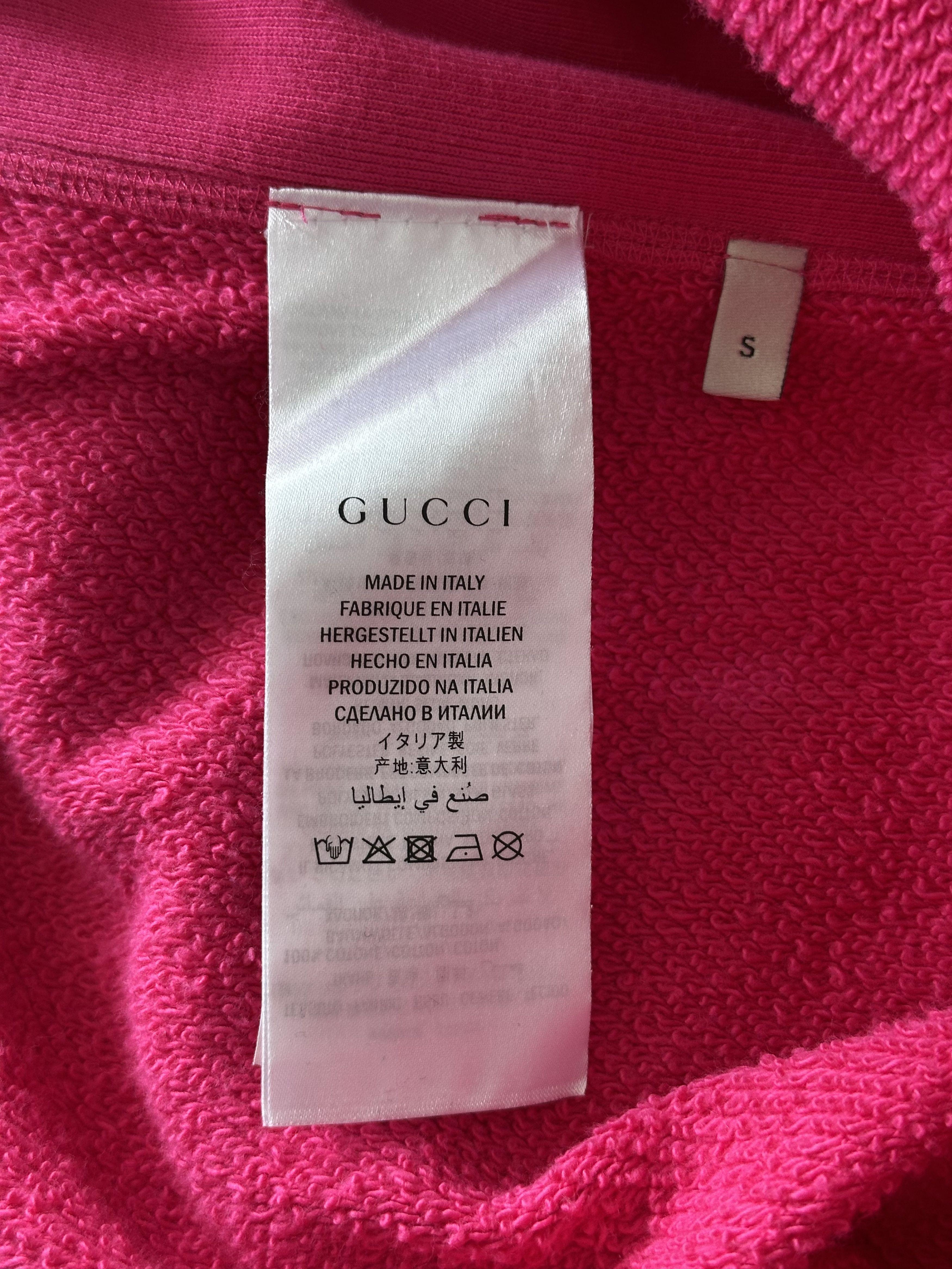 Gucci Gucci Pink Bootleg logo Sweater Size US S / EU 44-46 / 1 - 4 Thumbnail