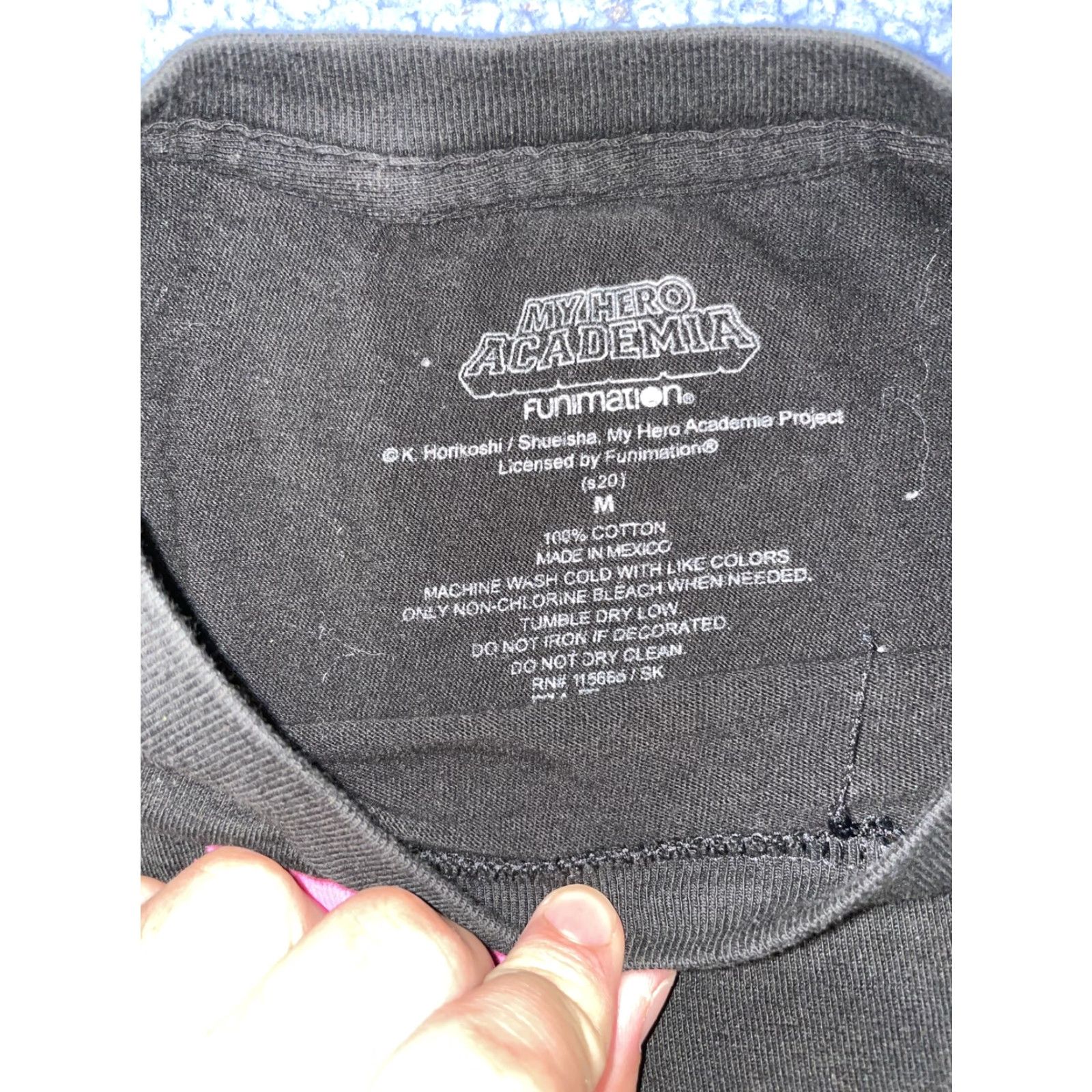 Vintage **Medium Black My Hero Academia Anime Crew Neck T-Shirt** User: **Black Medium My Hero Academia Anime T-Shirt** Size US M / EU 48-50 / 2 - 3 Thumbnail