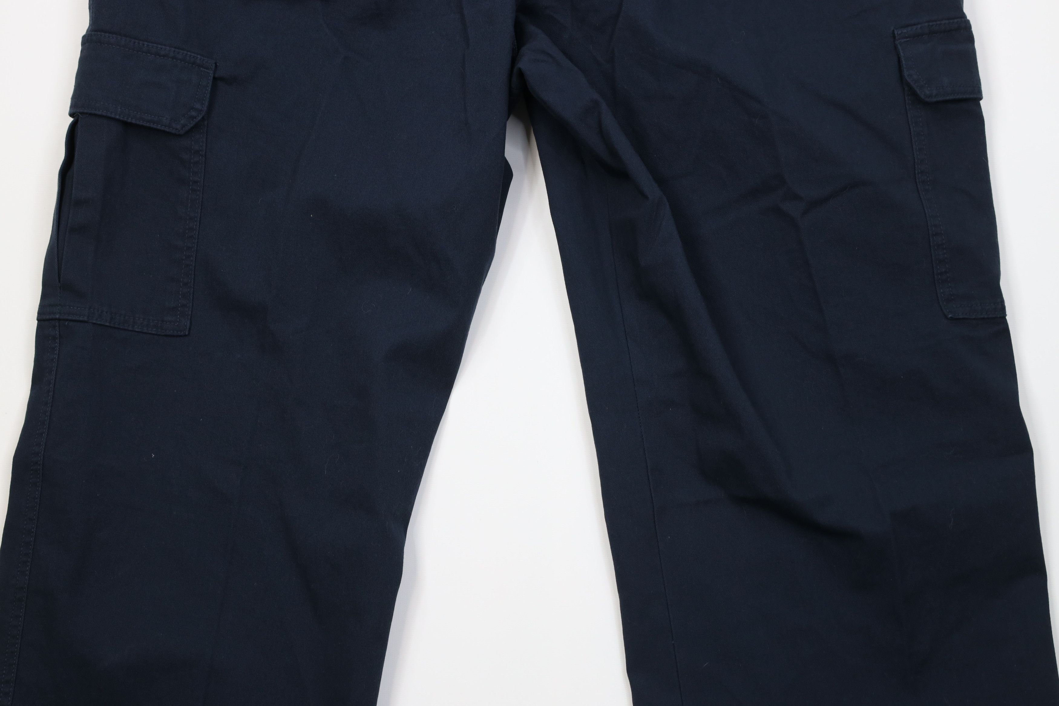 Dickies Deadstock Y2K Dickies Wide Leg Cargo Pants Navy Blue Cotton Size US 38 / EU 54 - 10 Thumbnail
