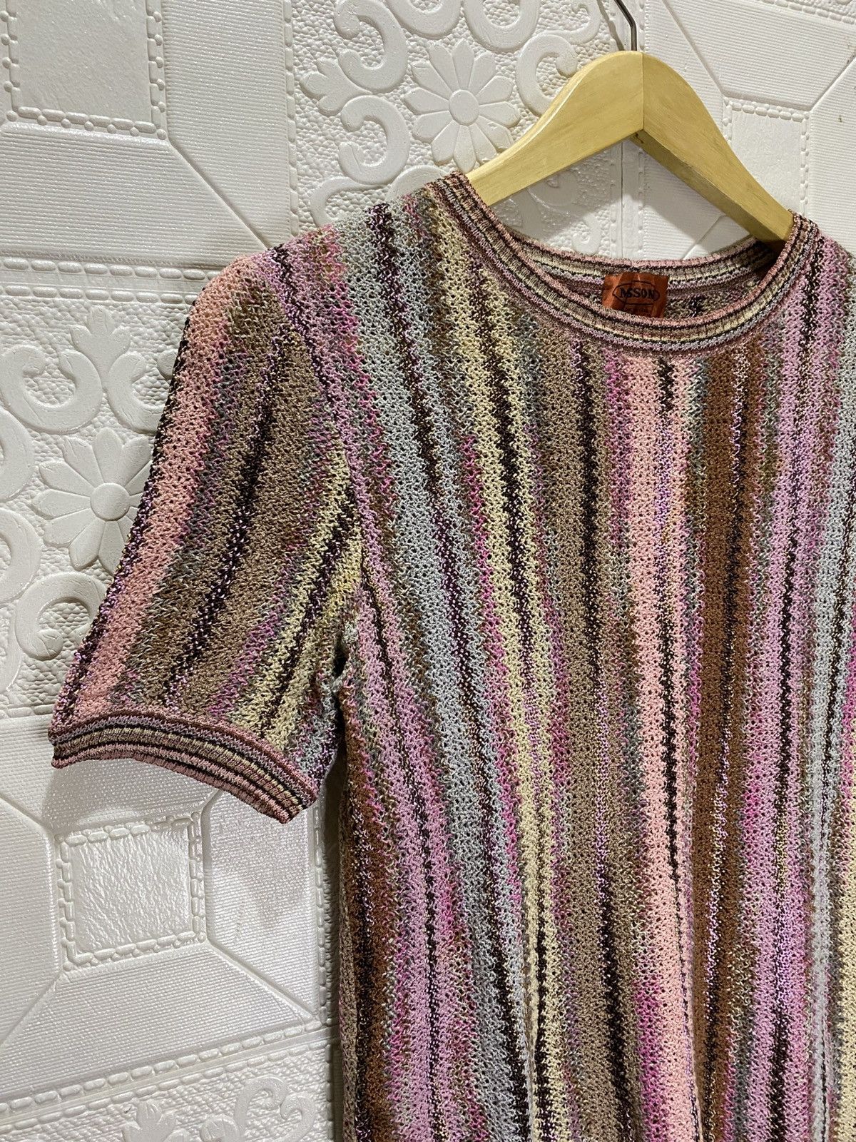 Designer × Missoni Vtg Missoni Knit Tshirt Size M / US 6-8 / IT 42-44 - 3 Thumbnail