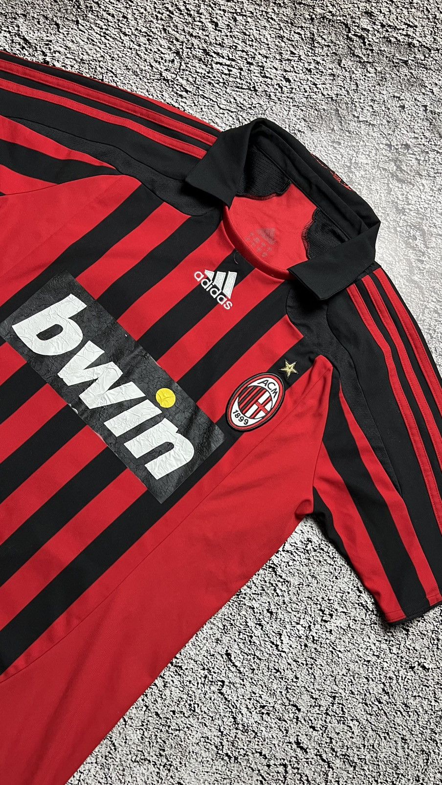 Adidas 2007-2008 ACM Milan Andrea Pirlo adidas vintage jersey Size US S / EU 44-46 / 1 - 3 Thumbnail