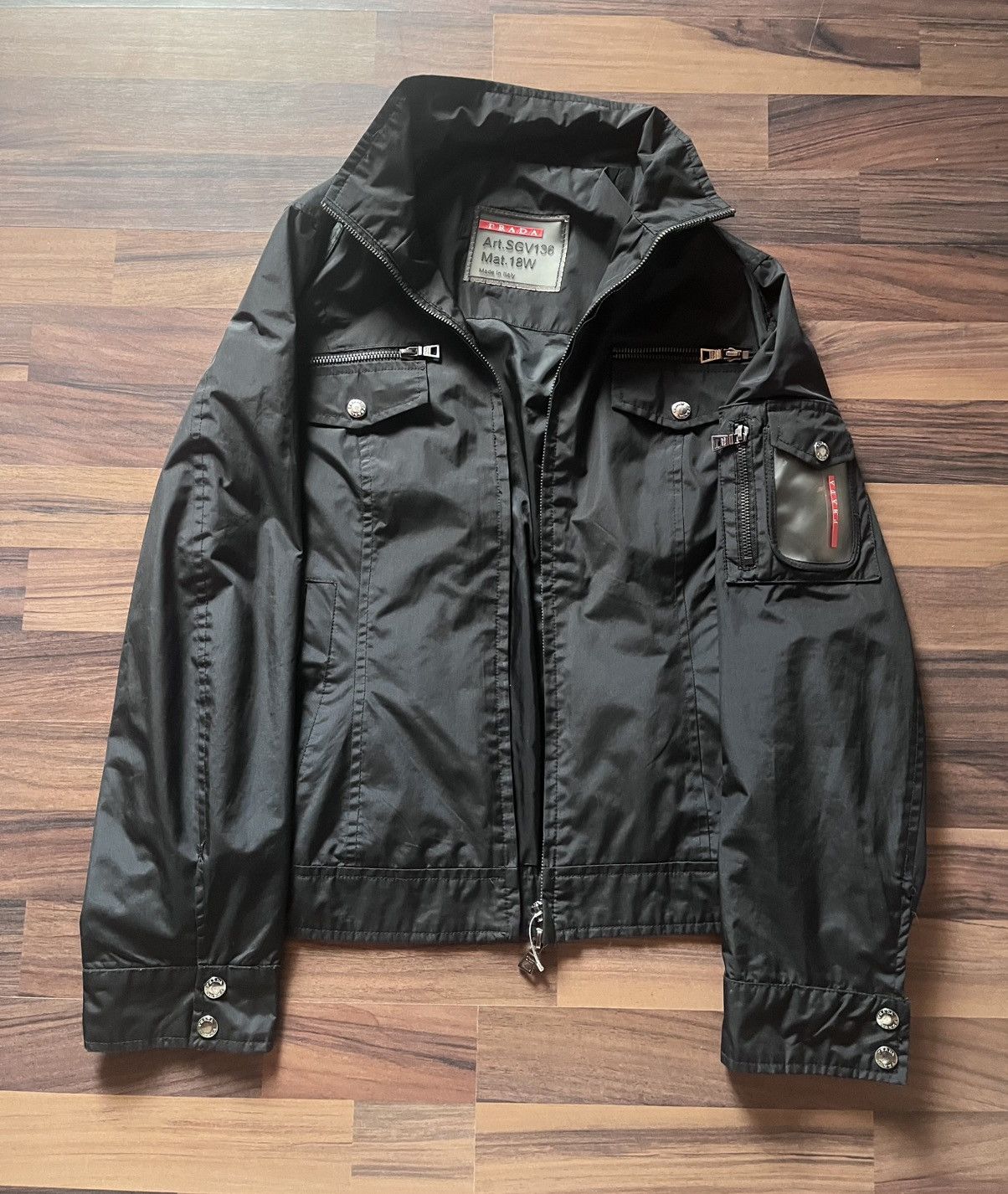 Prada Prada nylon biker jacket ss06 Size US M / EU 48-50 / 2 - 1 Thumbnail