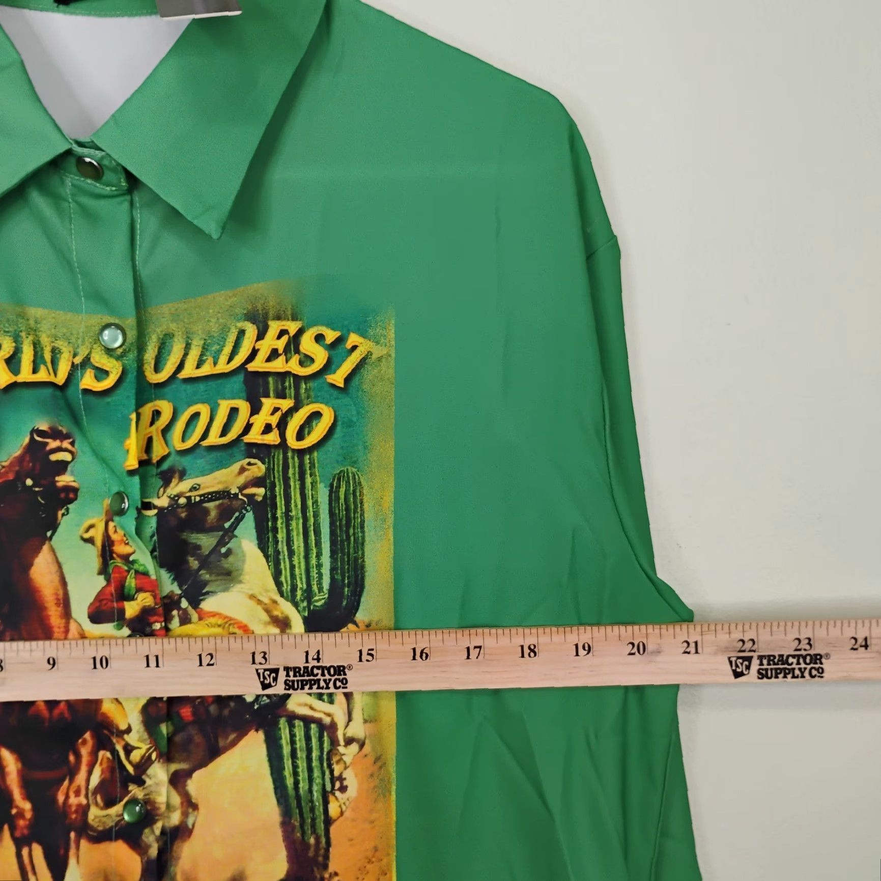 Vintage Lucky & Blessed Shirt Dress Short Sleeve Retro Solid Green Pockets Vintage No NWT Small Womens Dress Shirt Size S / US 4 / IT 40 - 5 Thumbnail