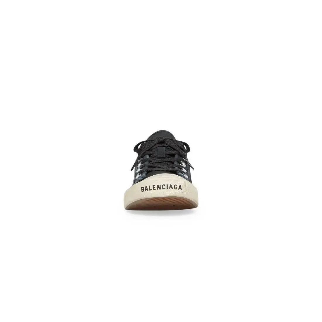 Balenciaga o1bcso1str0925 Paris Low Top Sneakers in Black/White Size US 6 / IT 36 - 4 Thumbnail