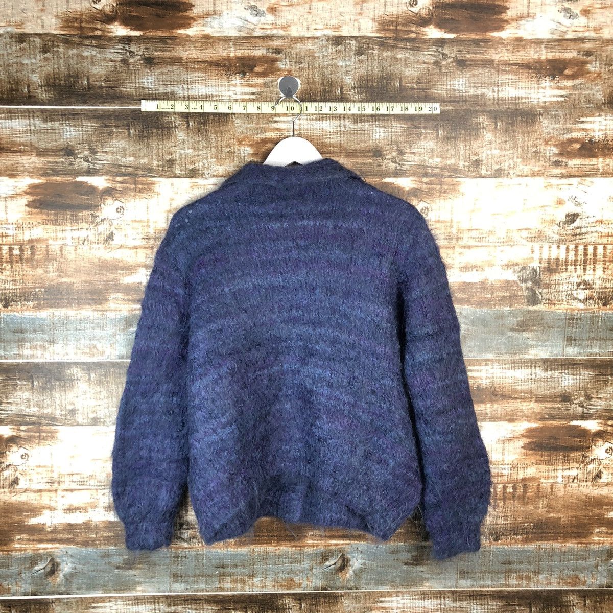 Vintage D Japan vintage mohair shaggy Cardigan knitwear #A2053 Size US S / EU 44-46 / 1 - 11 Thumbnail