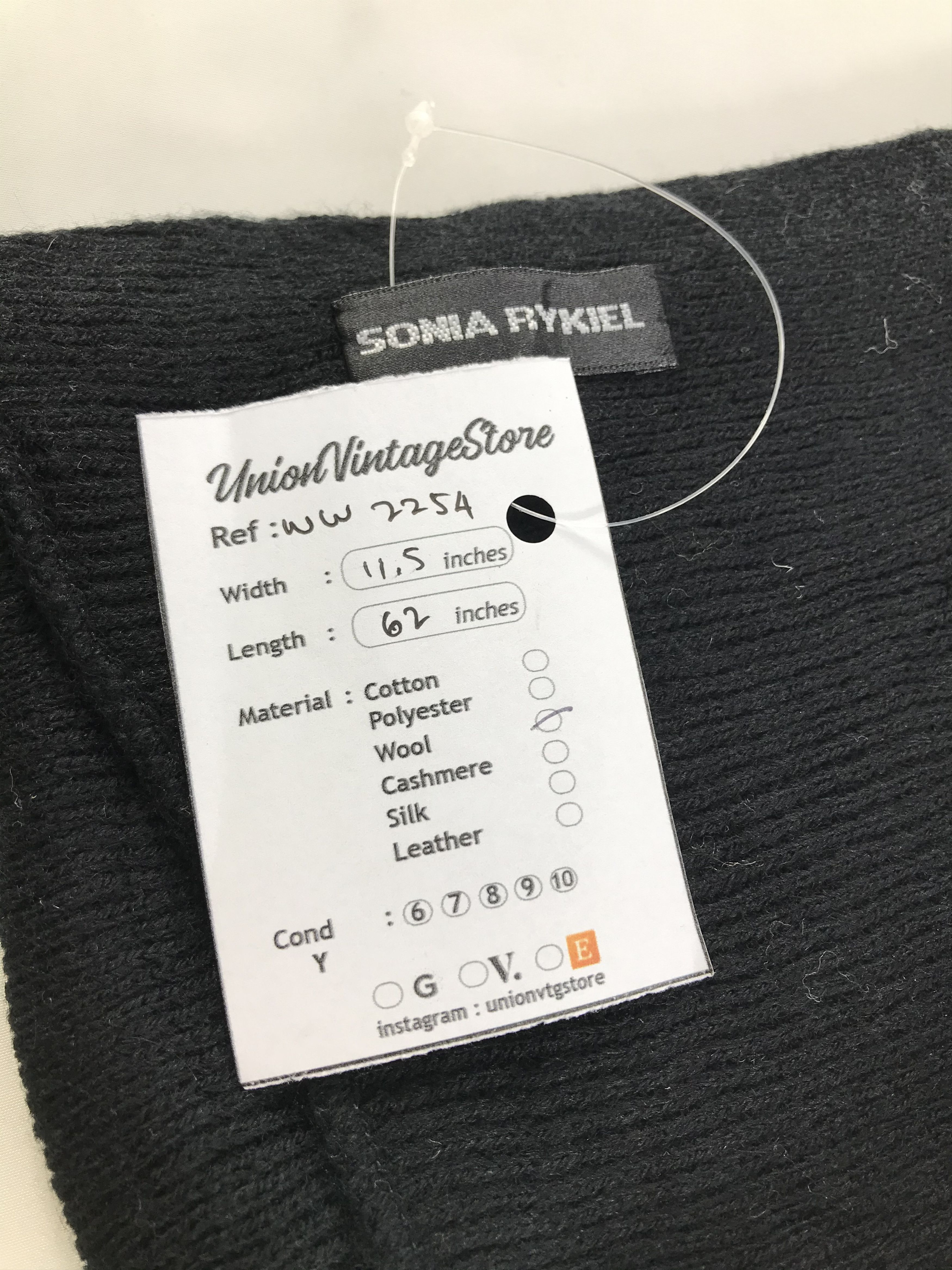 Vintage Sonia Rykiel Scarf / Muffler / Neckwear - WW2254 Size ONE SIZE - 5 Thumbnail