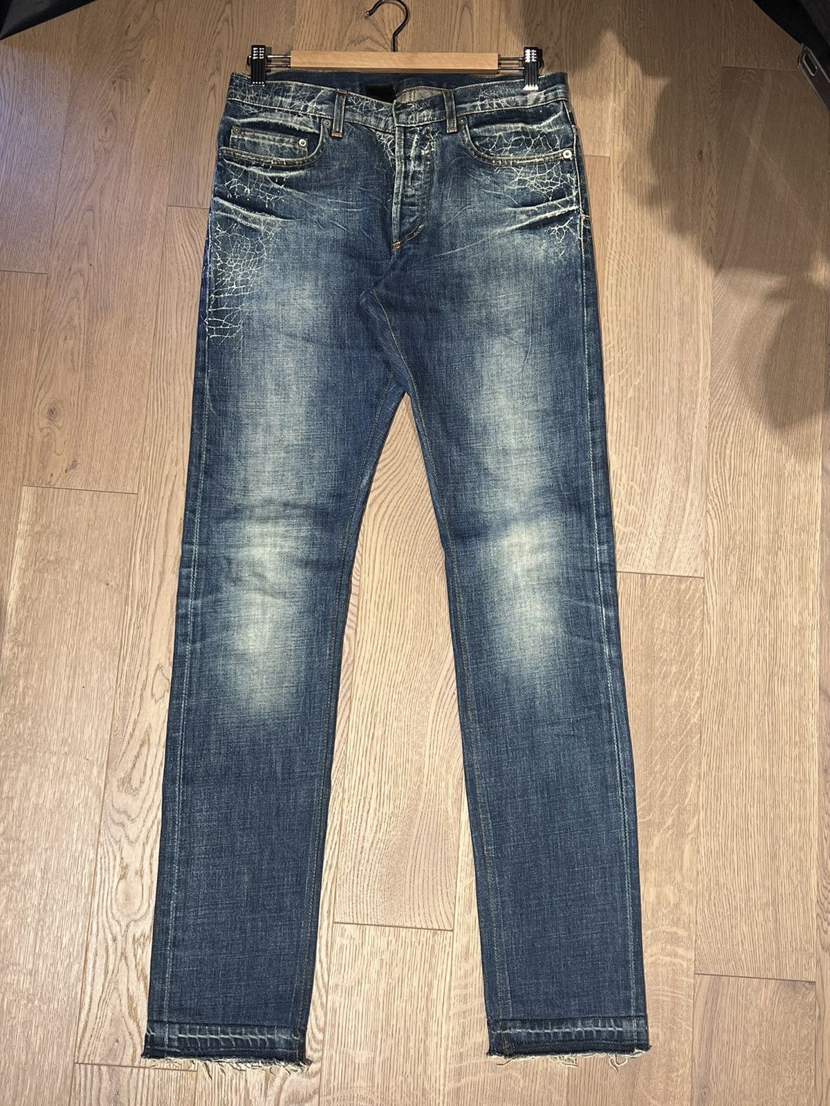 Dior × Hedi Slimane Dior Homme ss07 “Spiderweb” Denim | Grailed