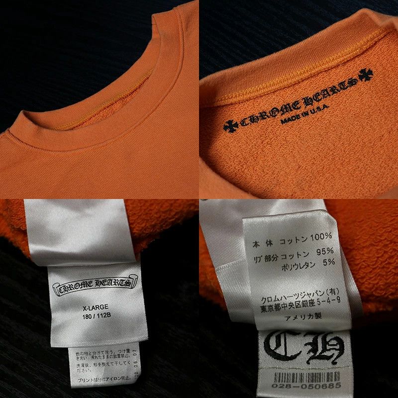 Chrome Hearts Chrome Hearts Back Dagger Print Crewneck Size US XL / EU 56 / 4 - 3 Thumbnail