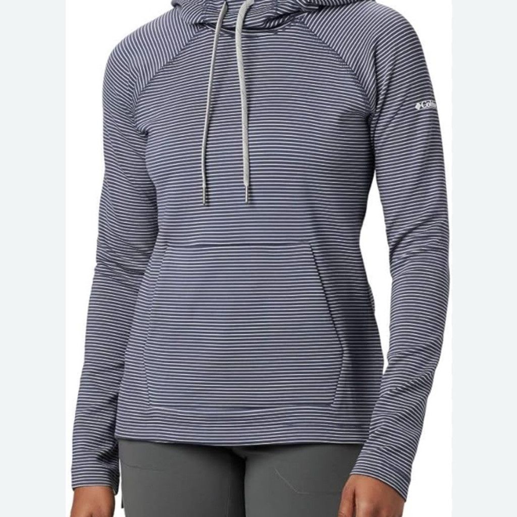 Columbia Columbia Gray Long Sleeve Hoodie Relaxed Fit Size L / US 10 / IT 46 - 1 Thumbnail