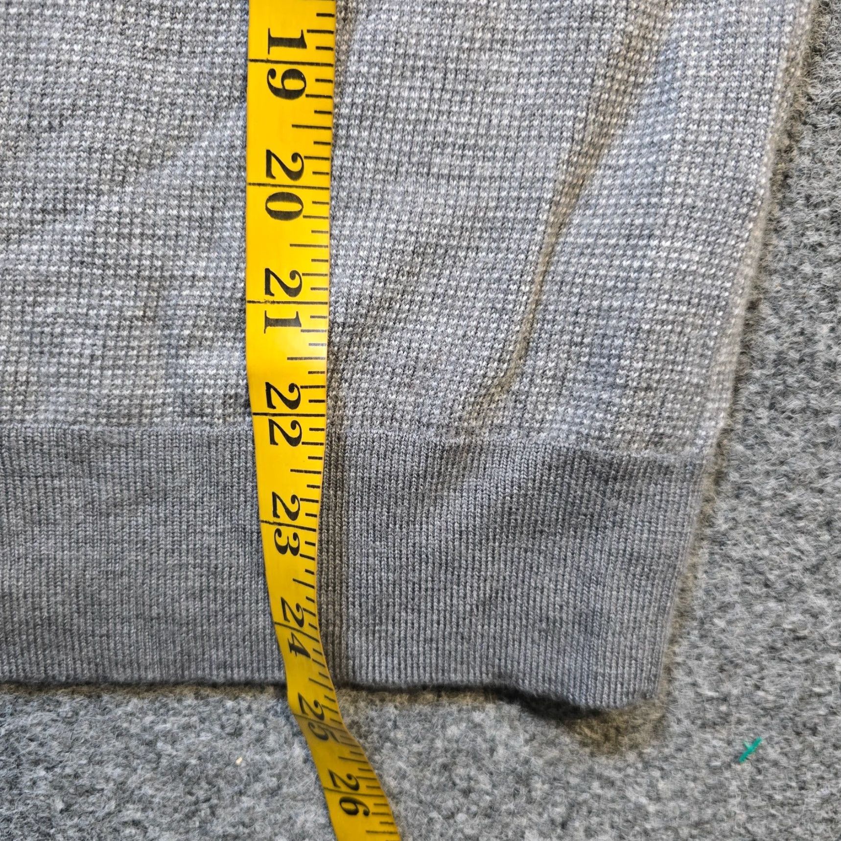 Banana Republic Banana Republic Mens Sweater Size Medium Gray Thermal Merino Wool Casual Basic Size US M / EU 48-50 / 2 - 6 Thumbnail