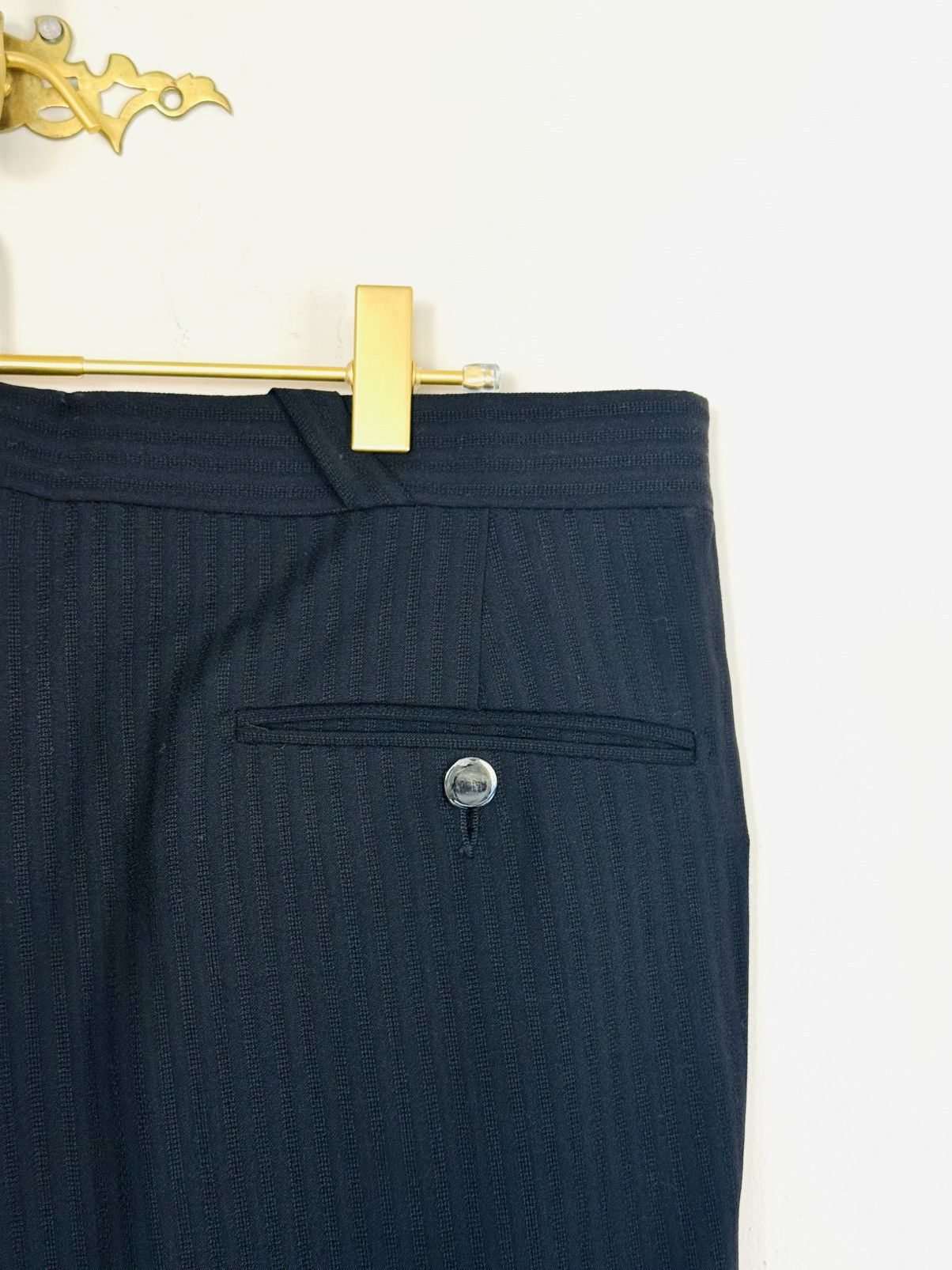 Thierry Mugler Vintage Thierry Mugler black slacks sz 52 Size 52R - 4 Thumbnail