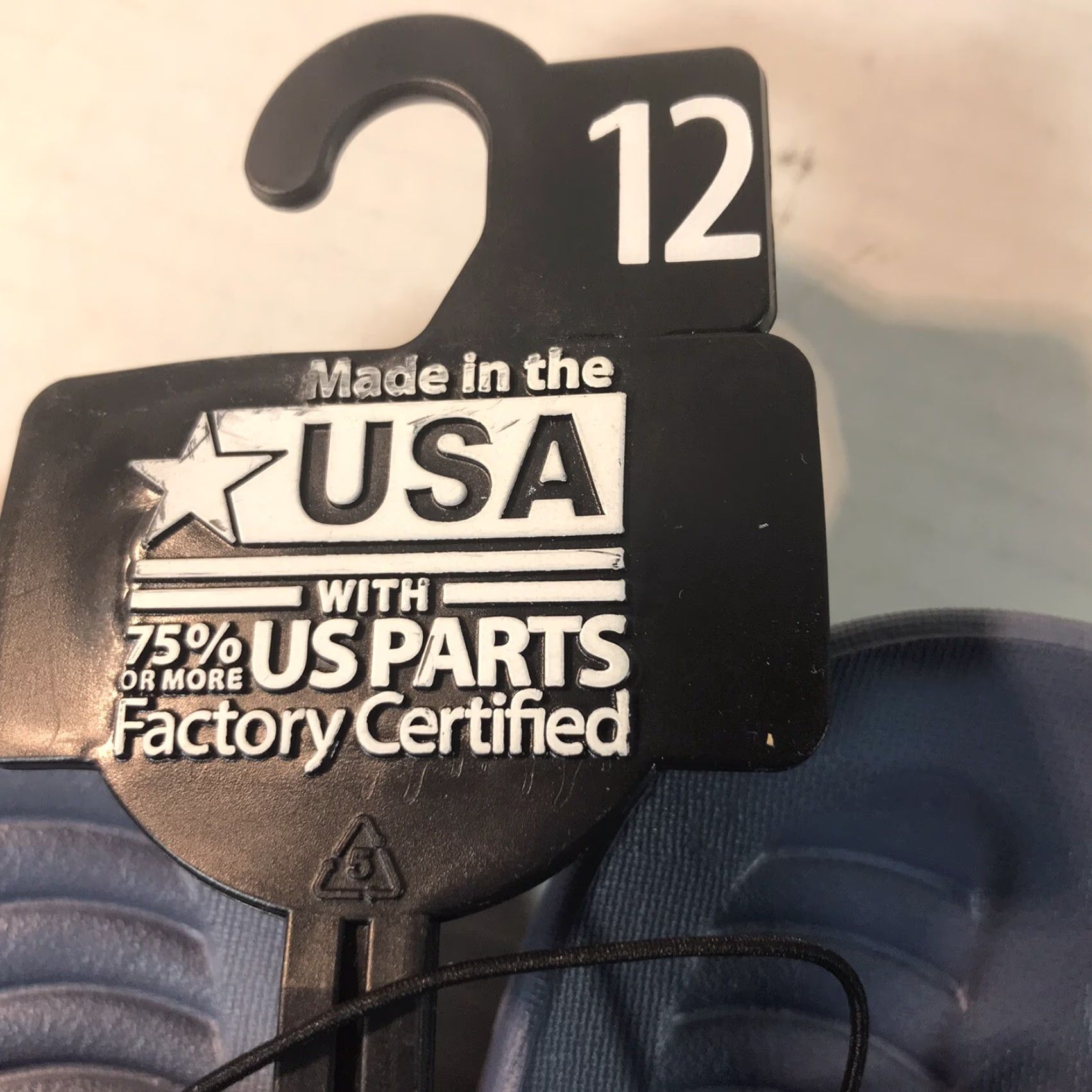 Vintage Made In The USA Rubber Slides Mens Size 12 Slip On Casual Sandals Blue Size ONE SIZE - 3 Thumbnail