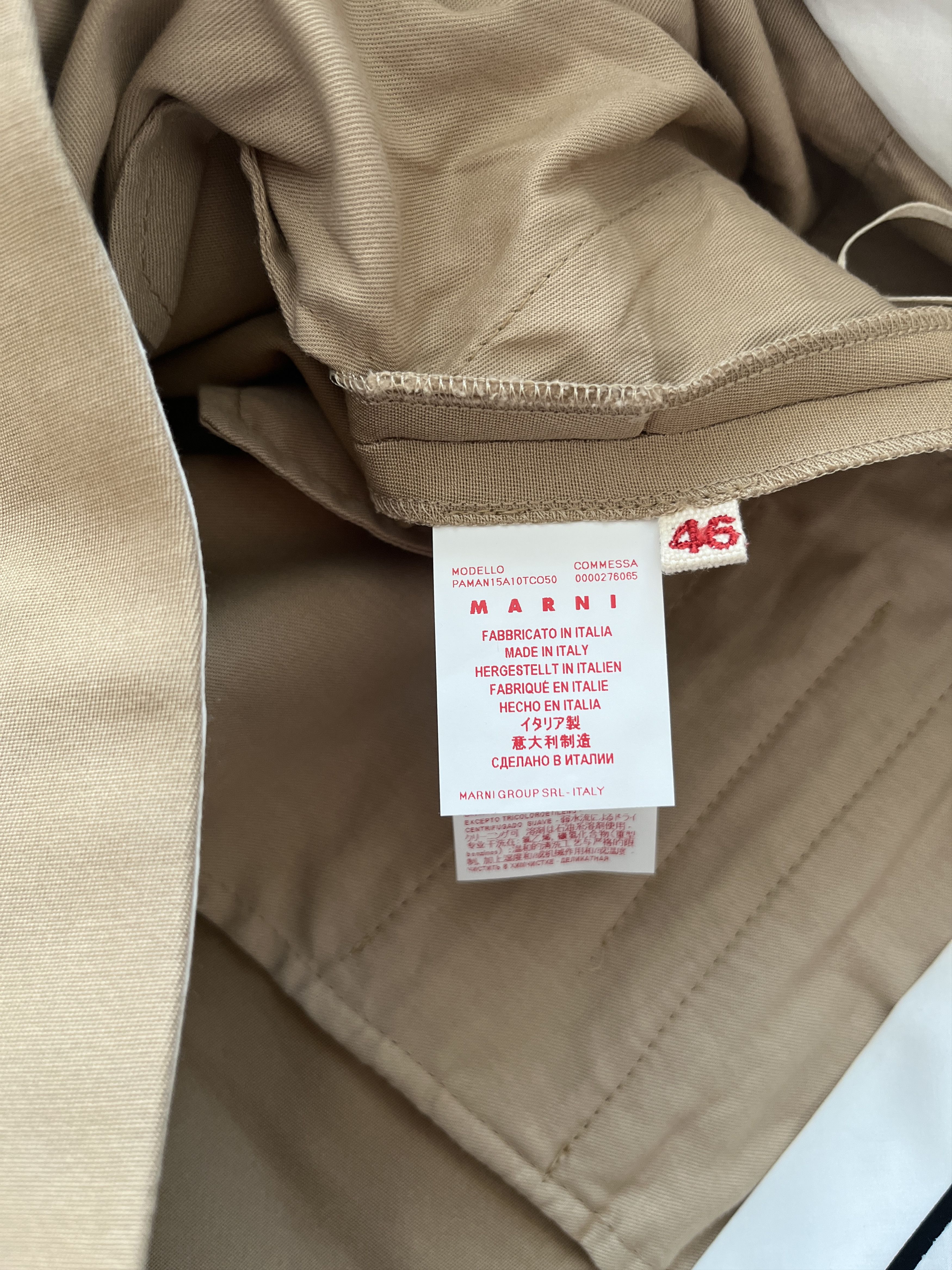 Marni ⚡️QUICK SALE⚡️Marni Beige Pants Trousers Size 33" - 4 Thumbnail