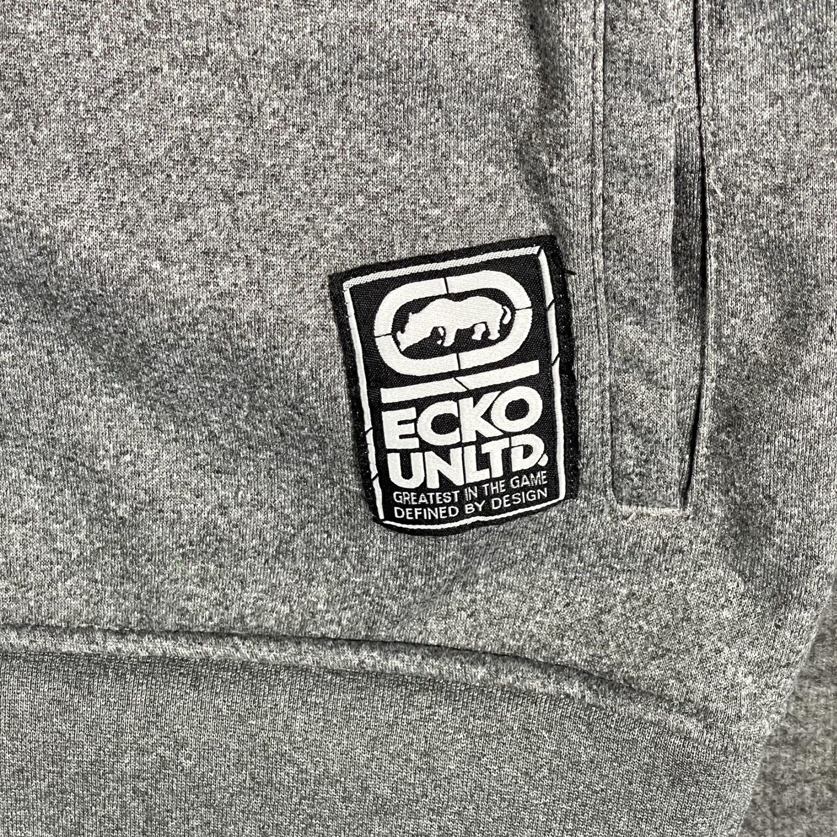 Ecko Unltd. Ecko Unltd Hoodie Mens XL Gray Full Zip Fleece Sleeve Graphic Streetwear Size US XL / EU 56 / 4 - 3 Thumbnail