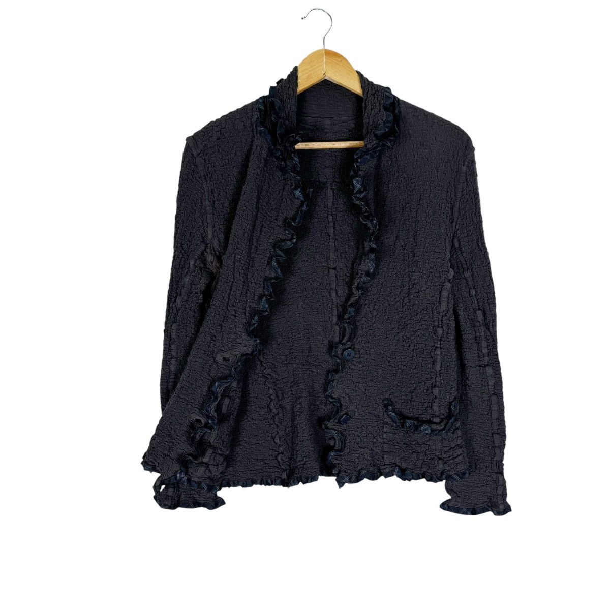 Issey Miyake ☀️ISSEY MIYAKE ME PLEATS CARDIGAN SWEATER Size M / US 6-8 / IT 42-44 - 13 Thumbnail