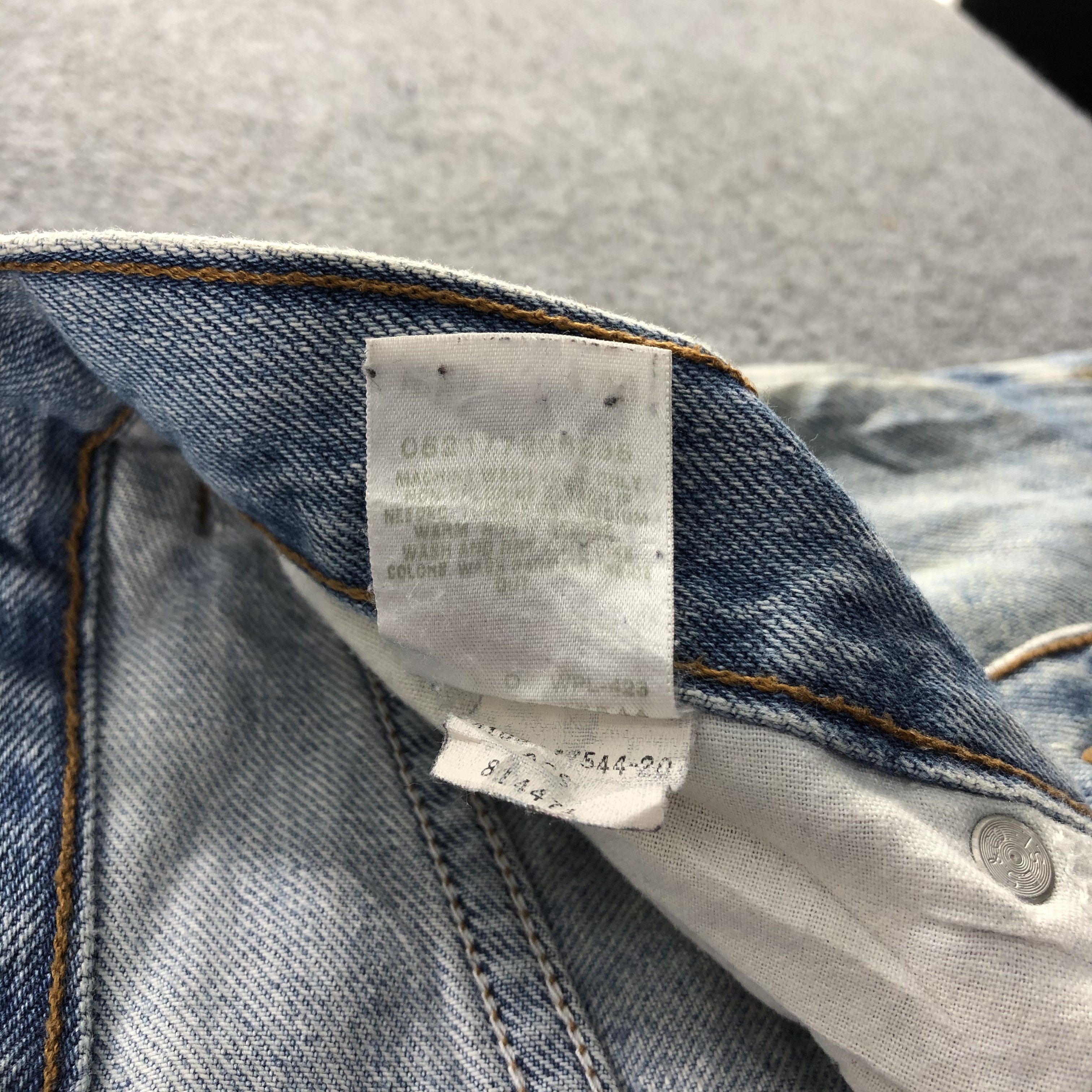Levi's Vintage 90s Light Wash Levis 550 Jeans-J1219 Size US 36 / EU 52 - 10 Thumbnail