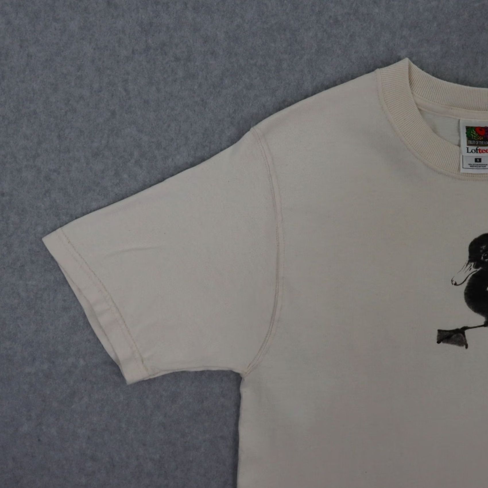 Fruit Of The Loom Nancy Rupp Mens Small Artist Vintage TShirt Ducks 2 sided Print RARE Artworks Size US S / EU 44-46 / 1 - 6 Thumbnail