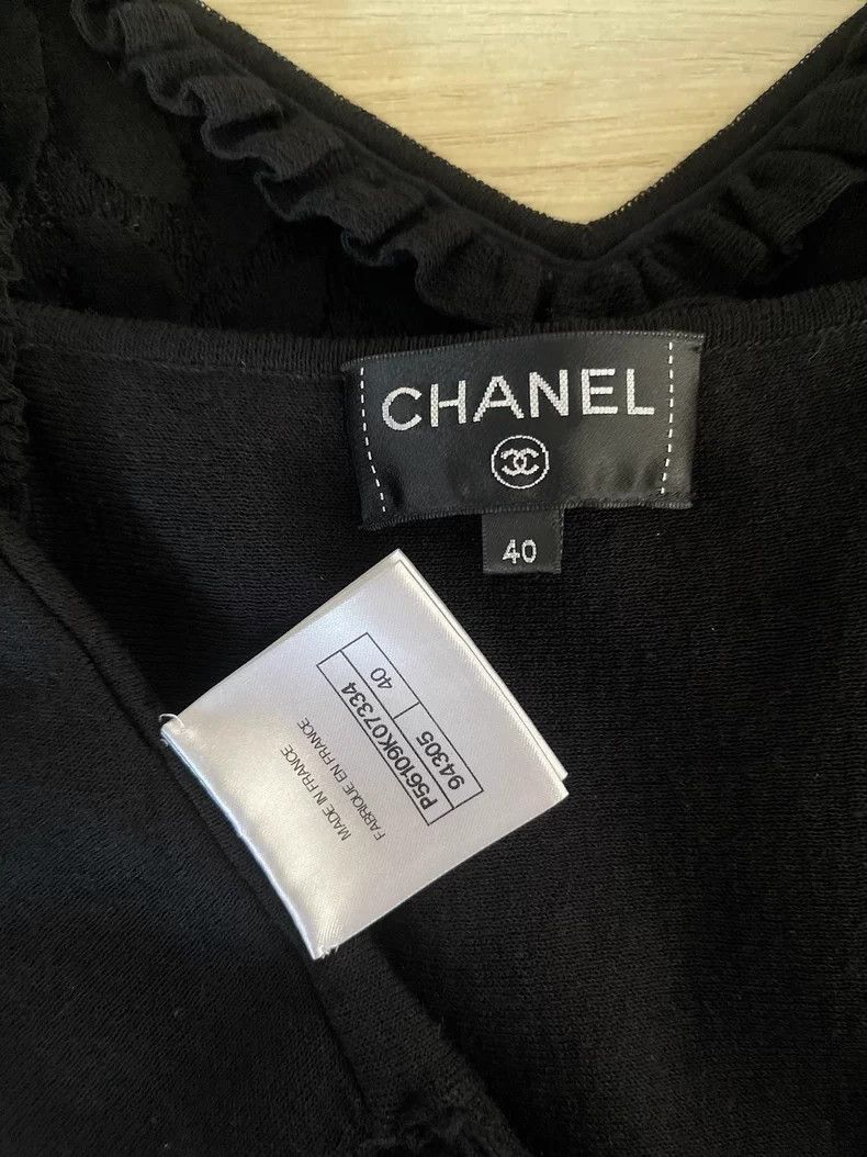 Chanel Chanel Black lace dress Size S / US 4 / IT 40 - 3 Thumbnail