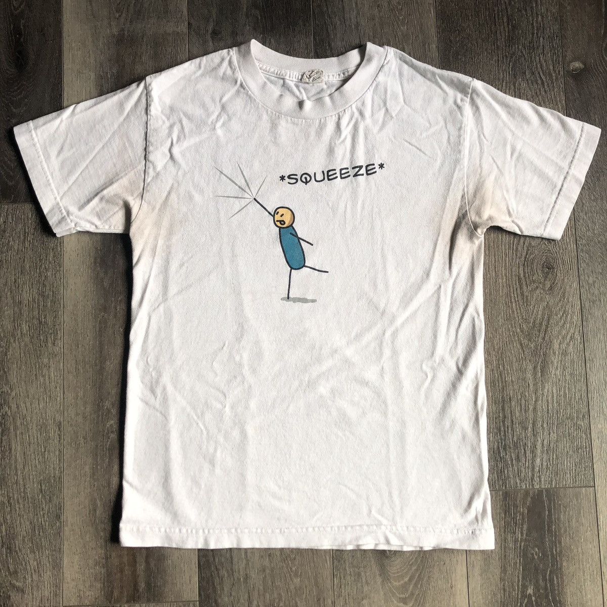Vintage Vintage 2000s Cartoon Nipple Squeeze Humor Funny Logo Tee Size US S / EU 44-46 / 1 - 1 Thumbnail