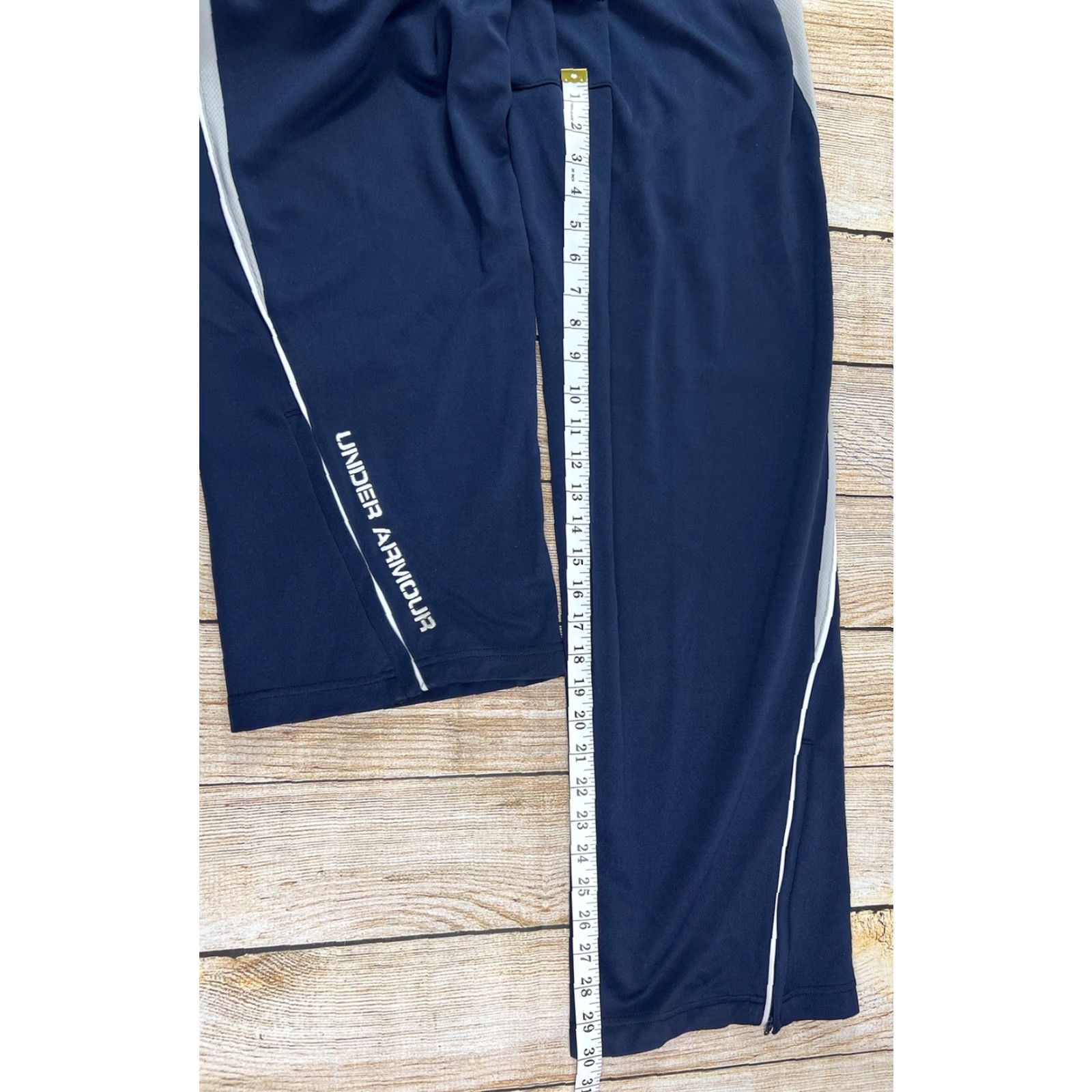 Under Armour Under Armour Sweatpants Blue Athletic Drawstring Pocket Mens Small Size US 29 - 5 Thumbnail
