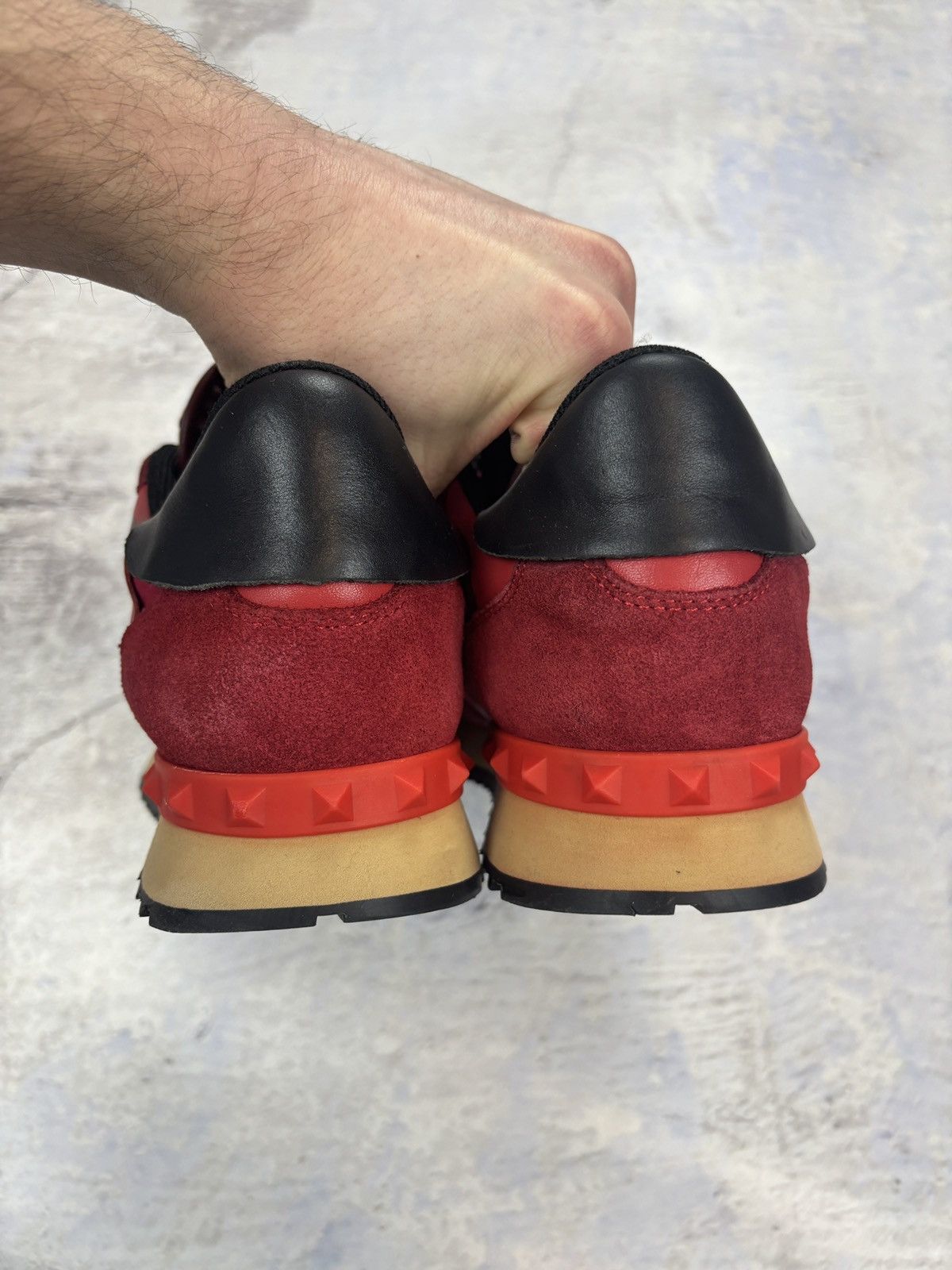 Valentino Valentino rockruners sneakers mens red size 43 Size US 9.5 / EU 42-43 - 2 Thumbnail